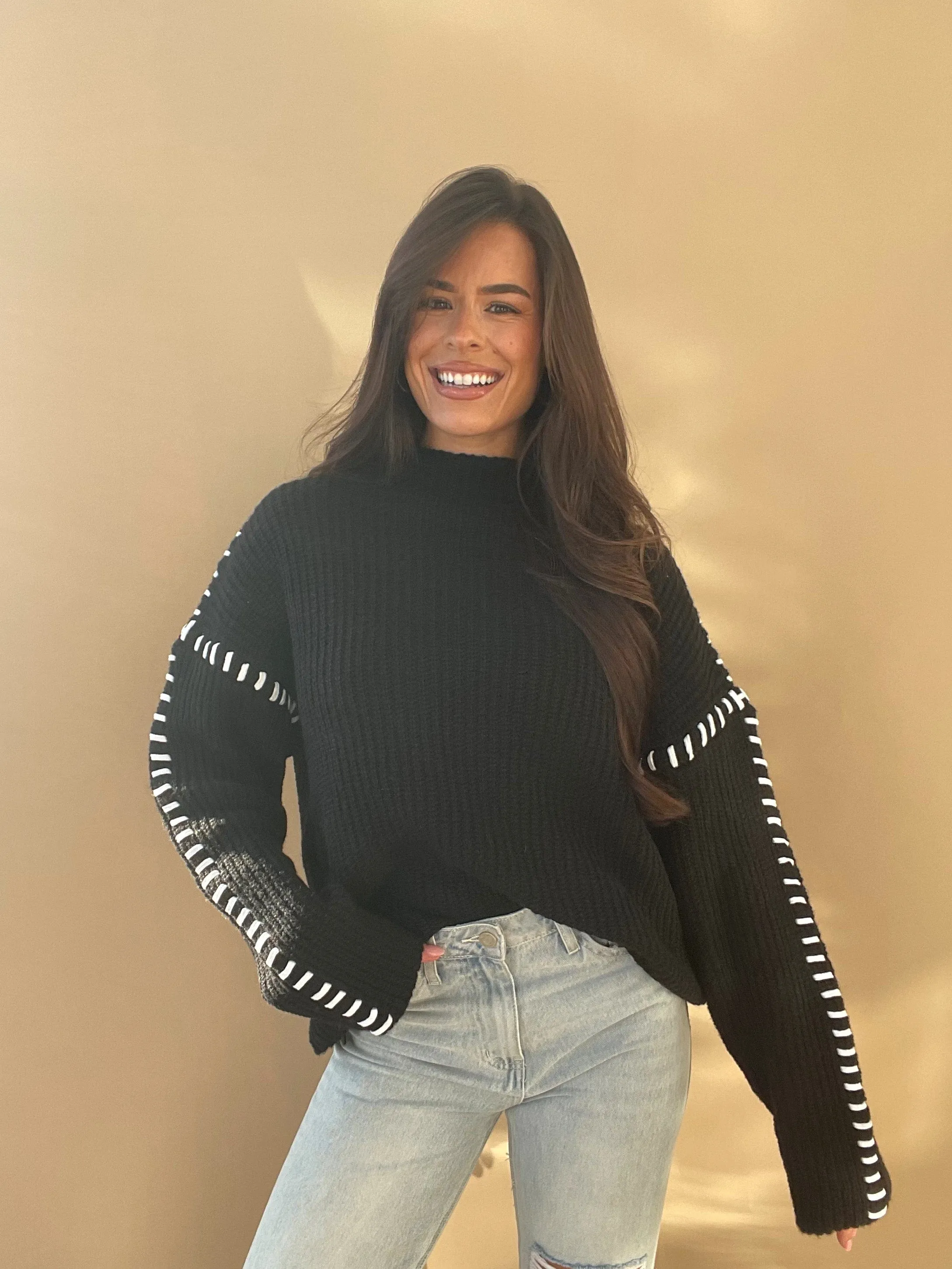 Stitched In Style Sweater sold by LANE 201 product image thumbnail 4