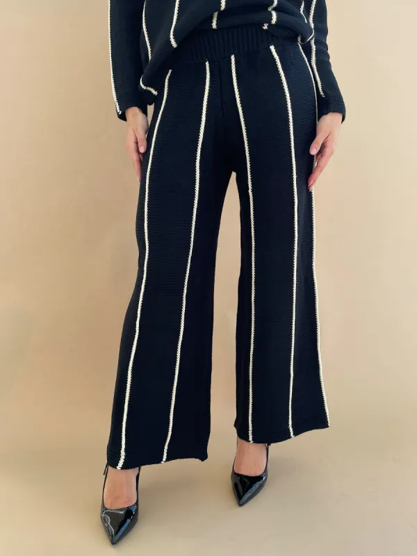 Luxe Lines Sweater Pants sold by LANE 201