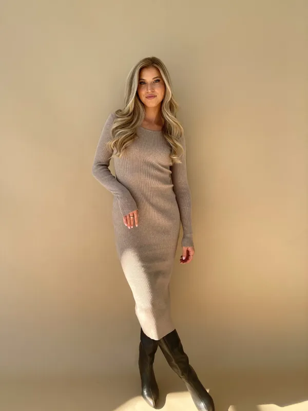 Cozy Feels Sweater Dress sold by LANE 201