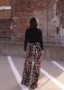 Leopard Drawstring Pants sold by LANE 201