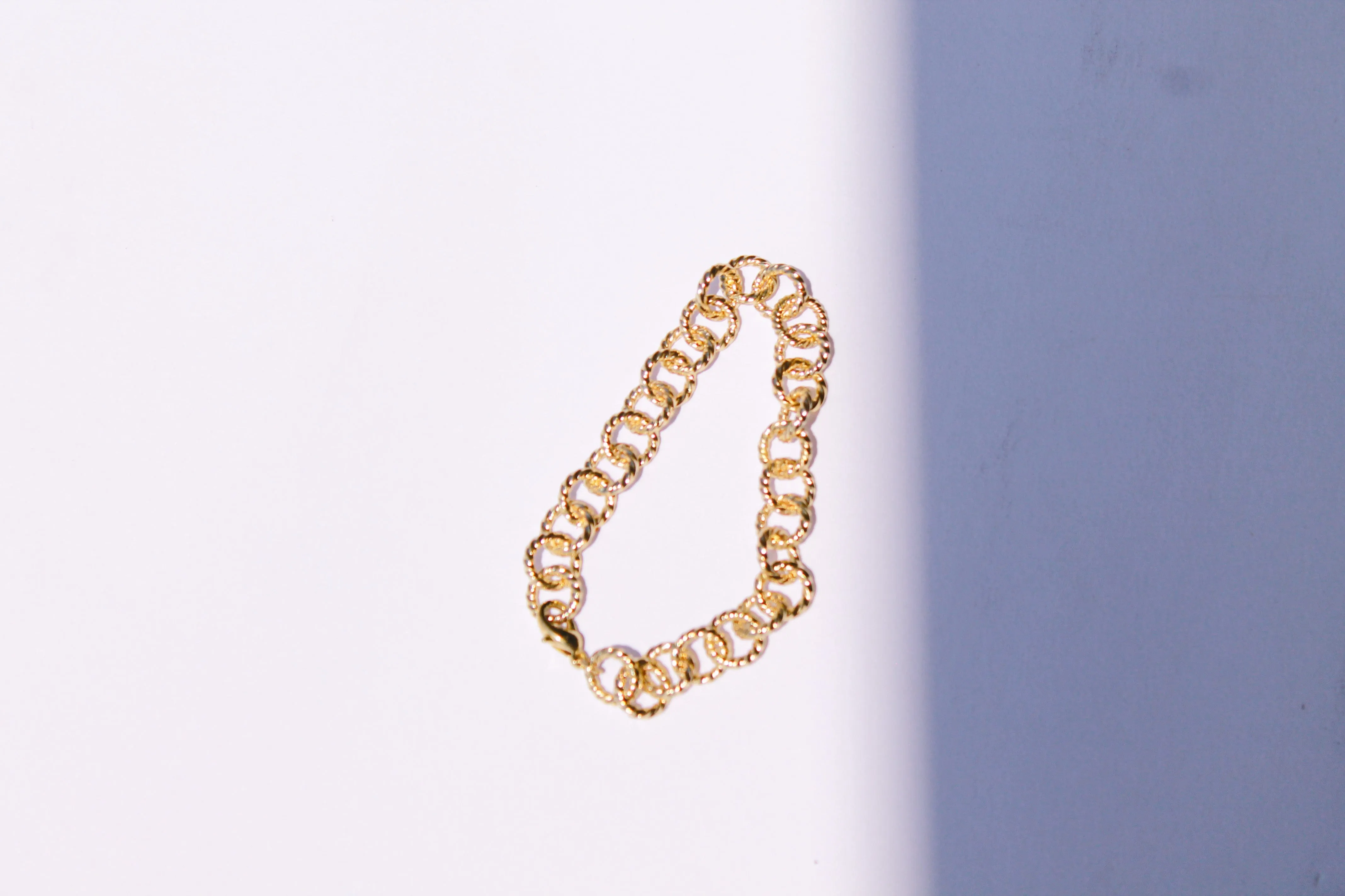 Elegant Gold-Tone Chain Bracelet sold by LANE 201