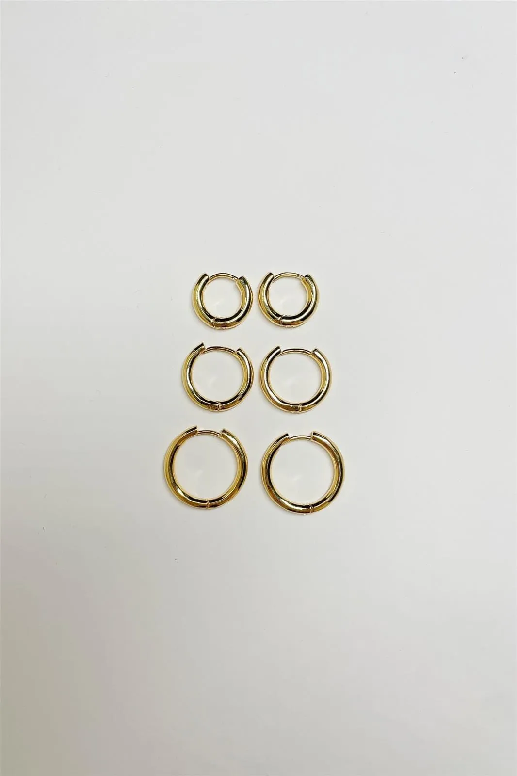 Gold Huggie Hoop Pack sold by LANE 201