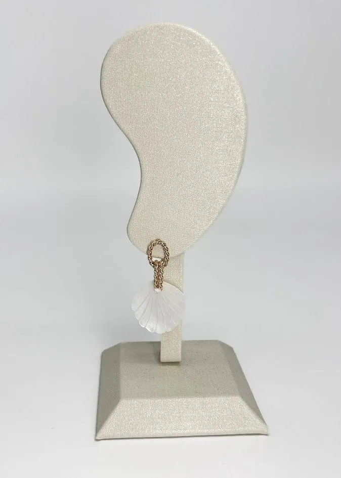 Tethered Shell Drop Earrings sold by LANE 201 product image thumbnail 2