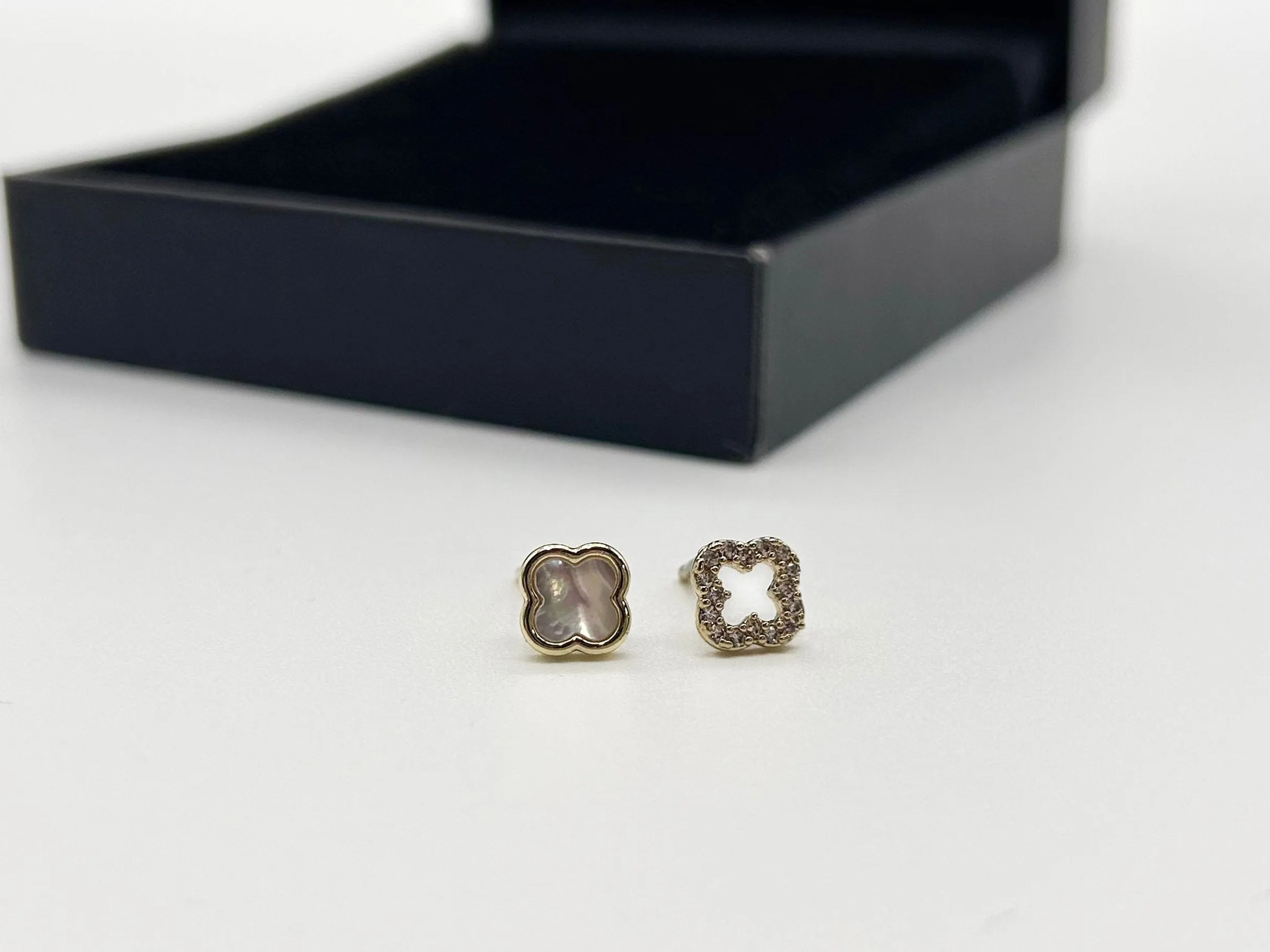 Maeve Floral Cross Studs sold by LANE 201 product image thumbnail 2