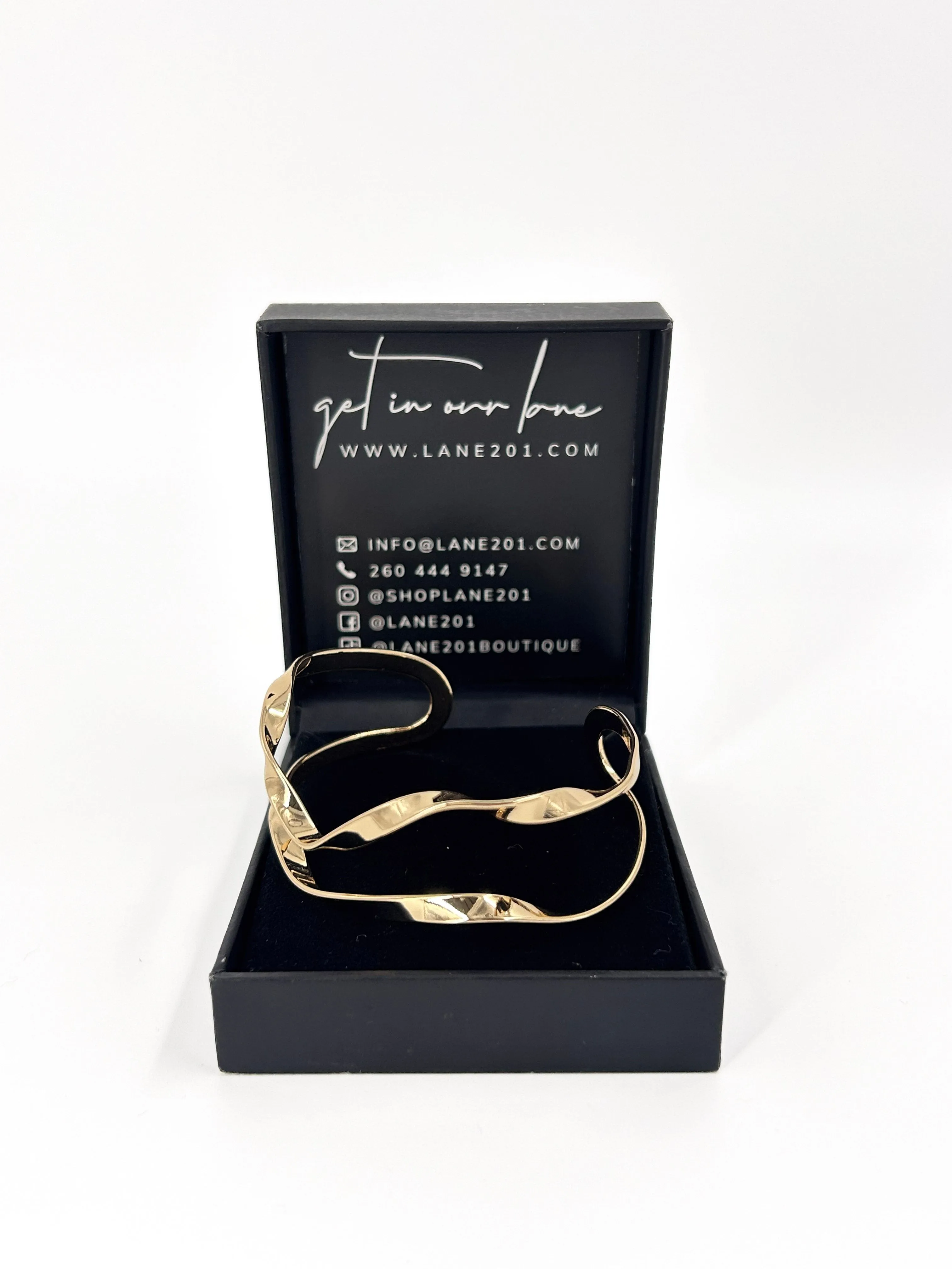 Golden Ripple Cuff sold by LANE 201 product image thumbnail 4