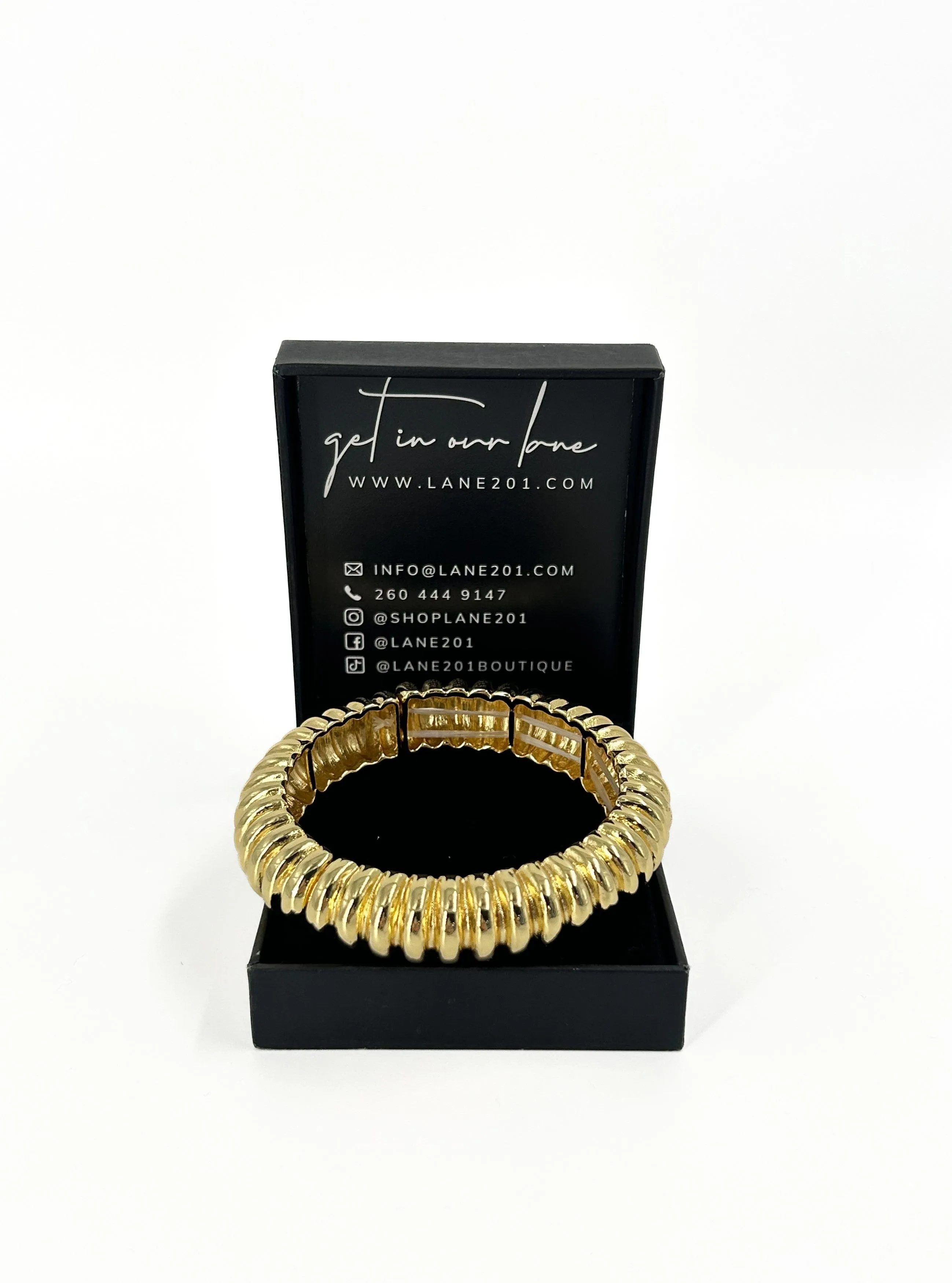Gold Bangle Bracelet sold by LANE 201