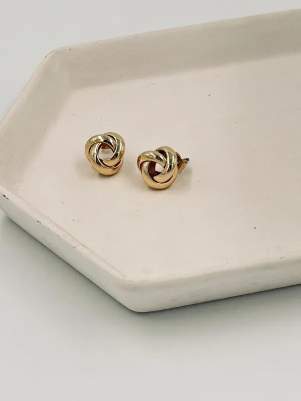 Eternal Knot Studs sold by LANE 201