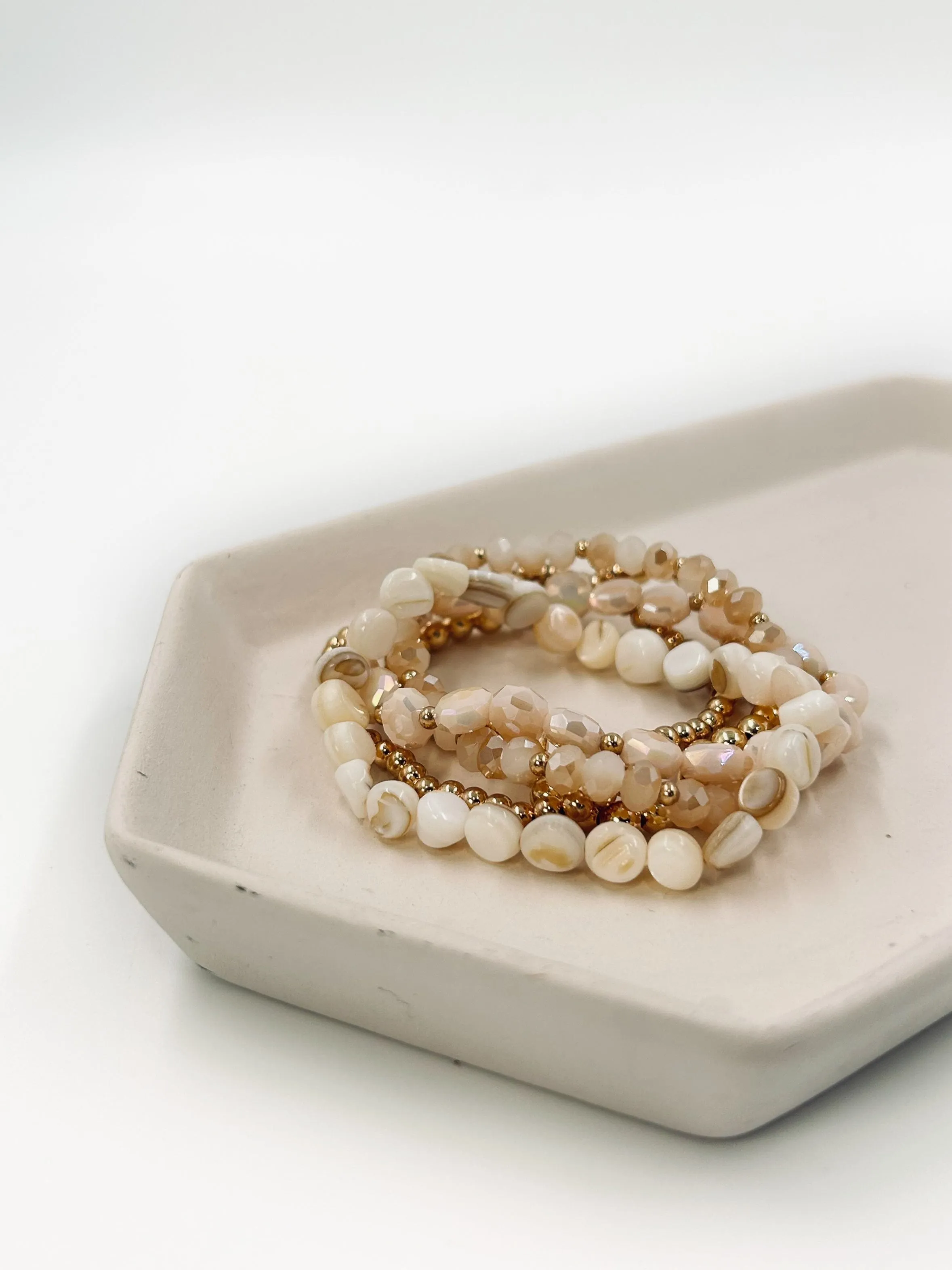 Blush Dusk Bracelet Set sold by LANE 201 product image thumbnail 2