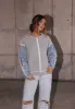 Washed Oversized Denim Top sold by LANE 201