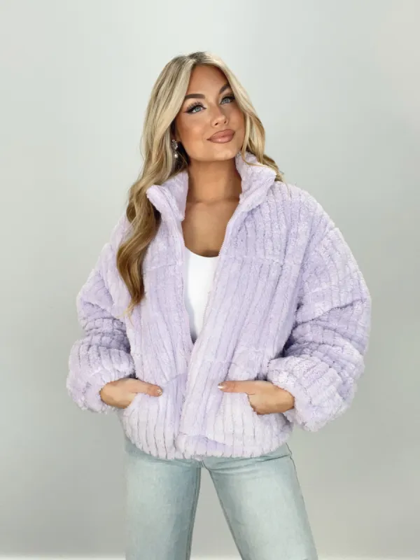 Sherpa Couture Puffer Coat sold by LANE 201