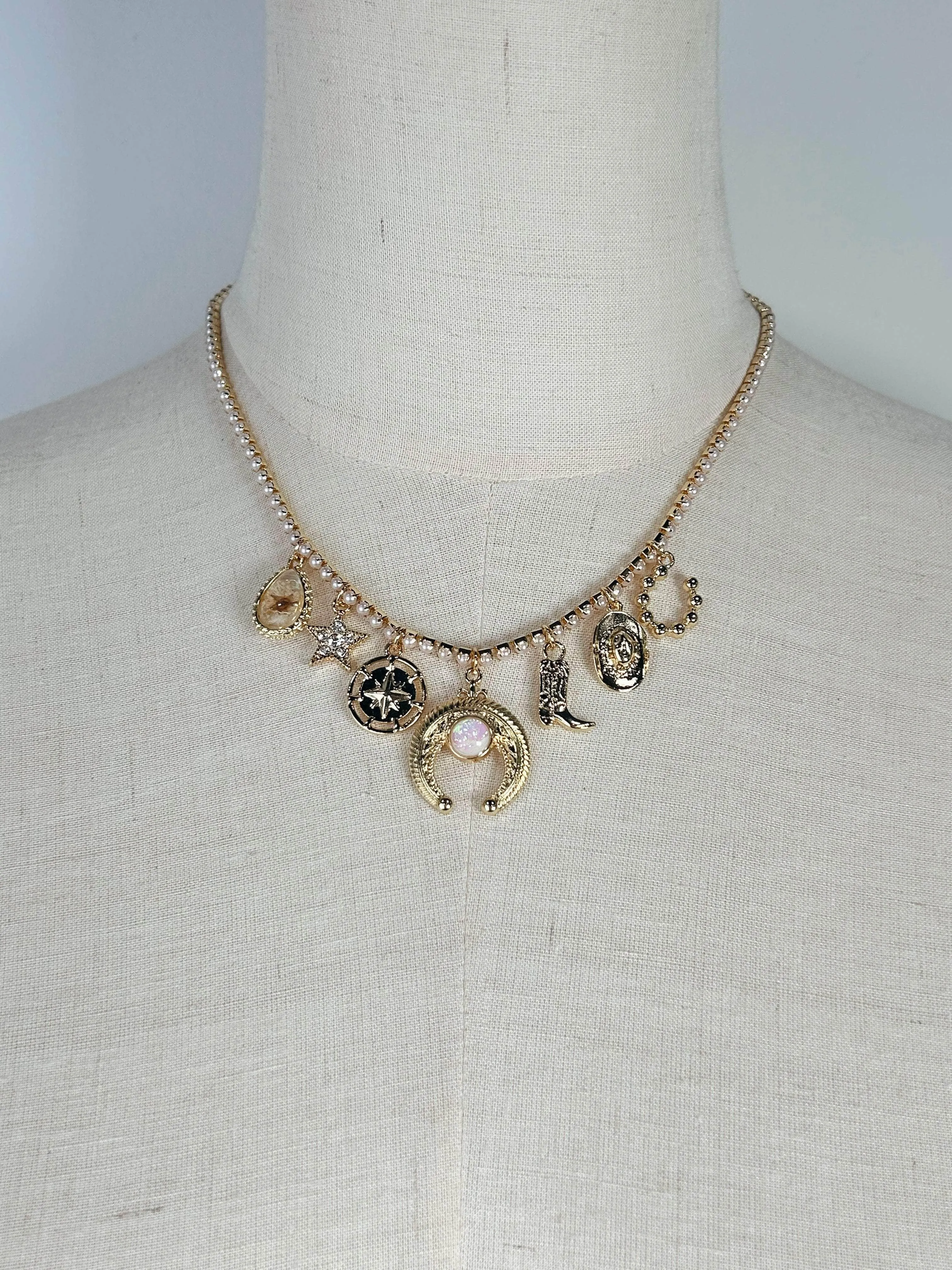 Cowboy Charm Necklace sold by LANE 201 product image thumbnail 3