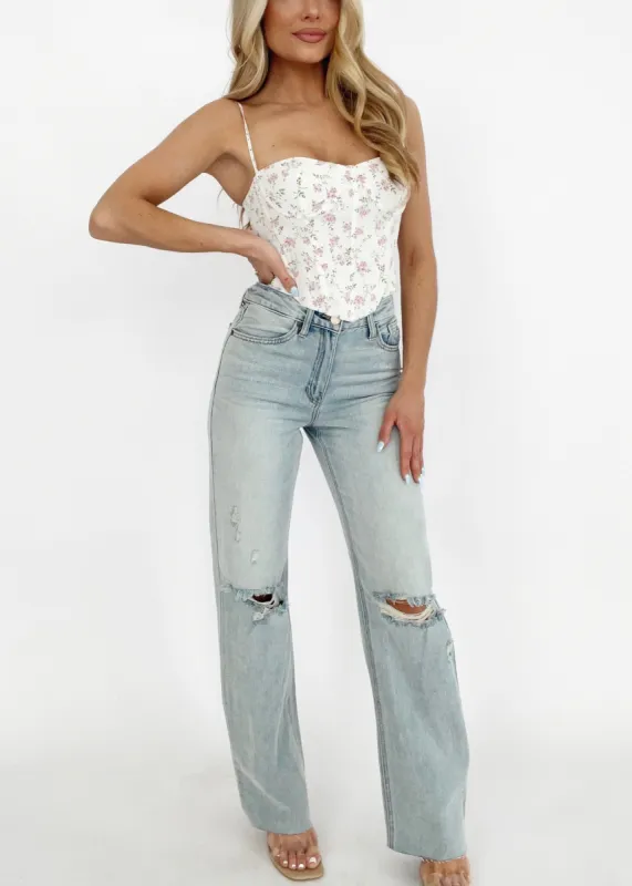 JBD Ribcage Straight Denim sold by LANE 201