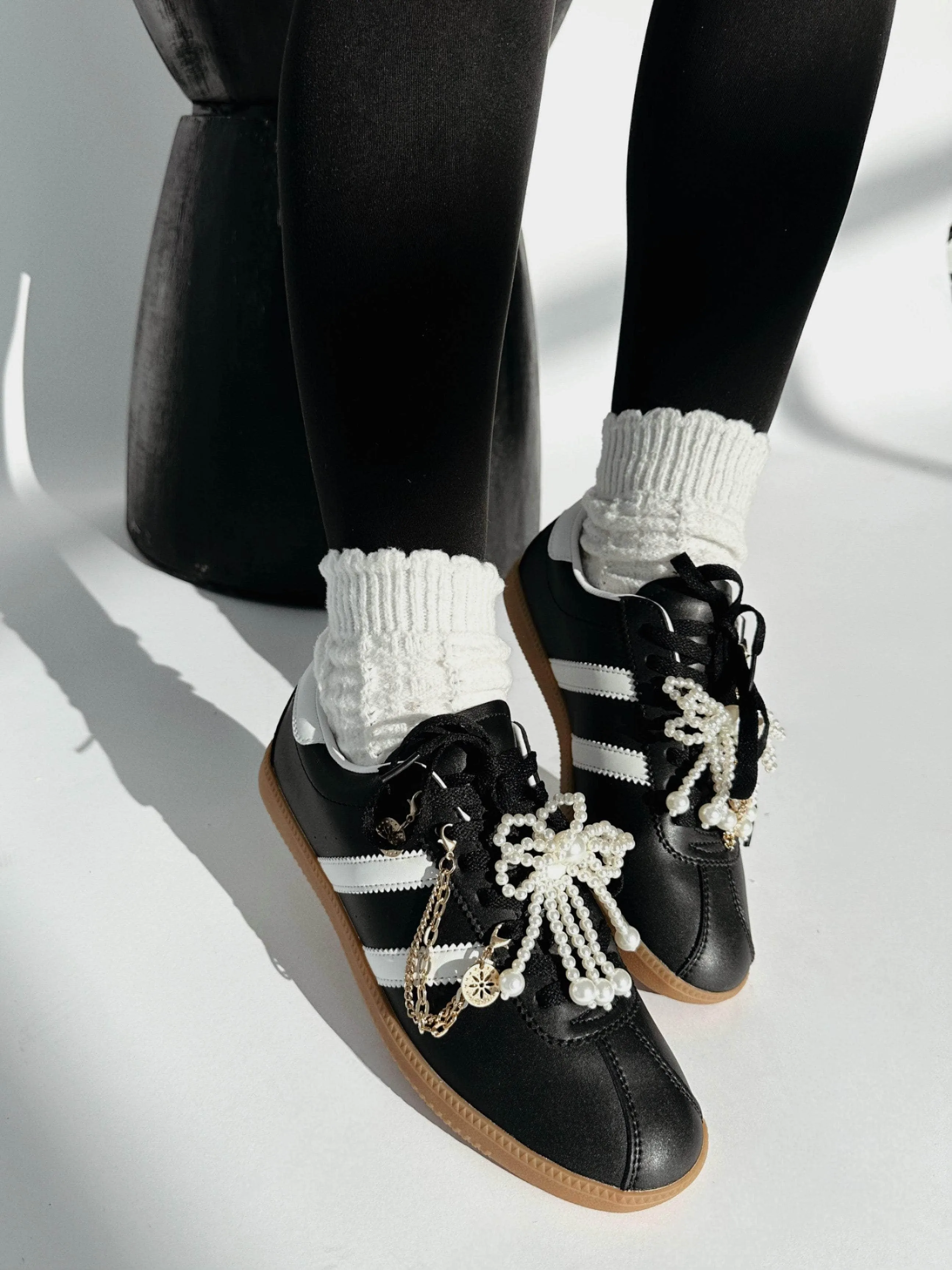 Black Charm Sneaker sold by LANE 201 product image thumbnail 4