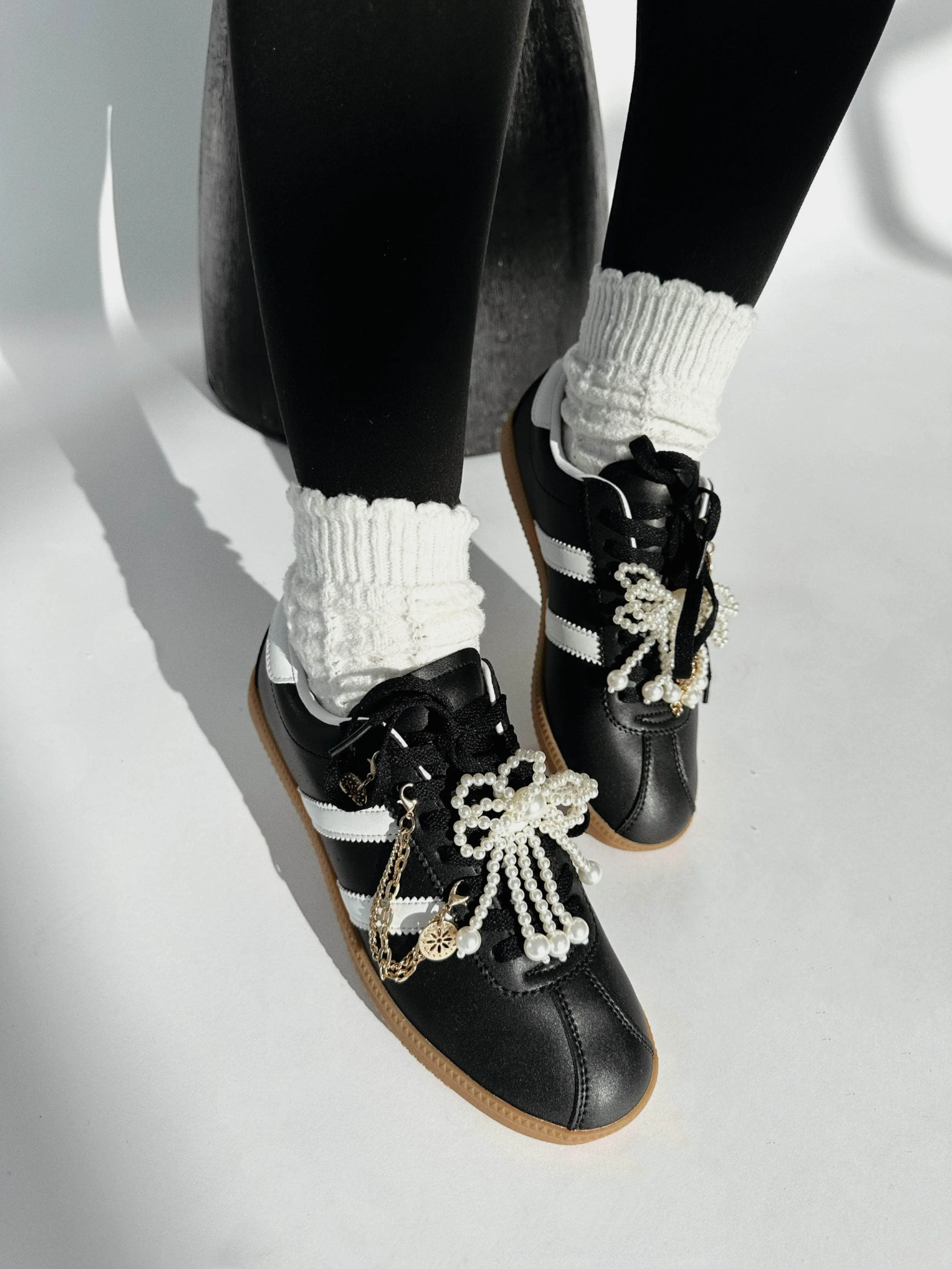 Black Charm Sneaker sold by LANE 201 product image thumbnail 3