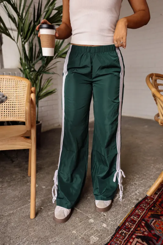 Ribbon Tie Track Pants made by LANE 201