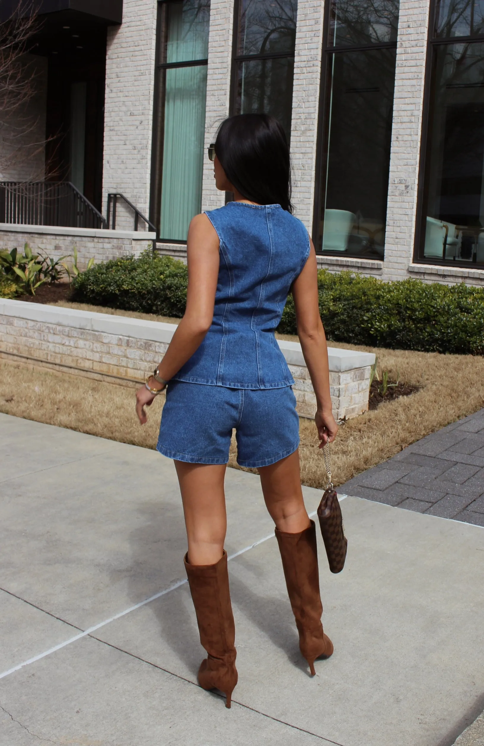 Westwood Denim Vest Top sold by LANE 201 product image thumbnail 3