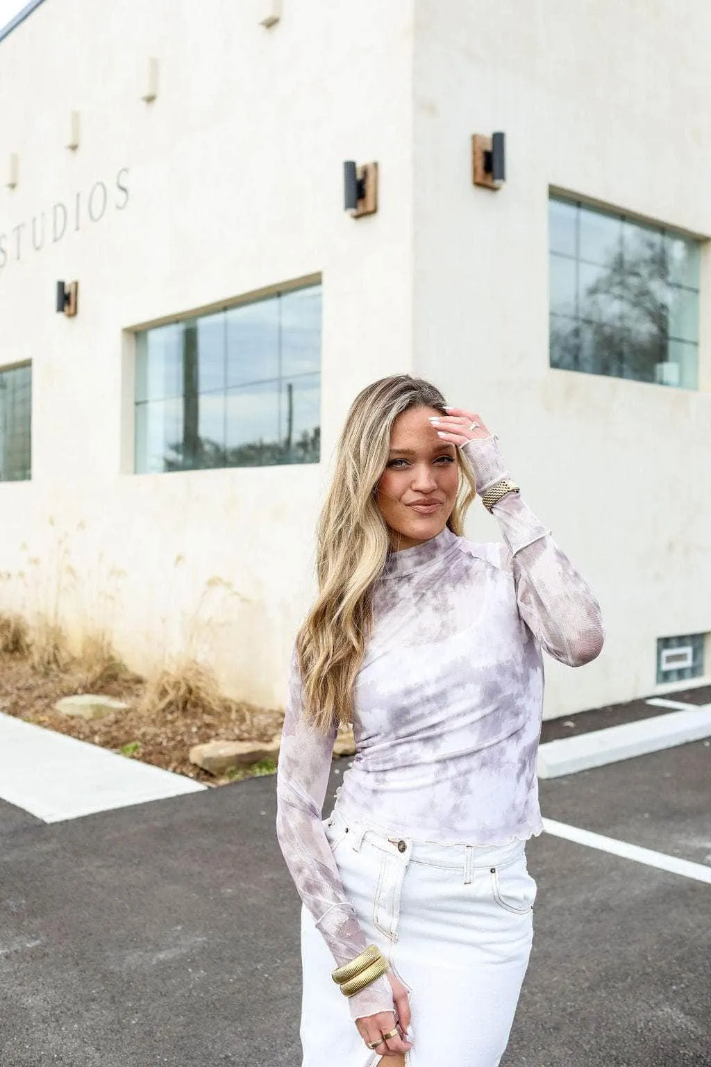 Dreamscape Mesh Top sold by LANE 201 product image thumbnail 3