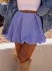 Pinstripe Mini Balloon Skirt sold by LANE 201