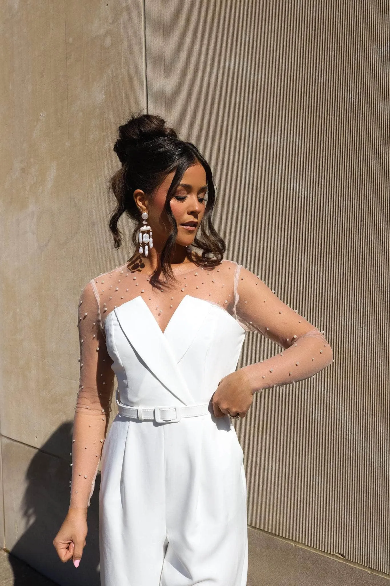 Tying The Knot Jumpsuit sold by LANE 201 product image thumbnail 3