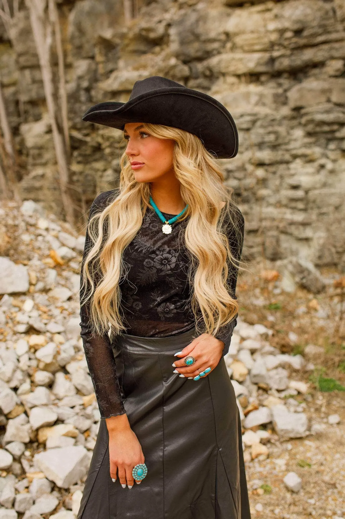 Concho Cowgirl Hat sold by LANE 201 product image thumbnail 5