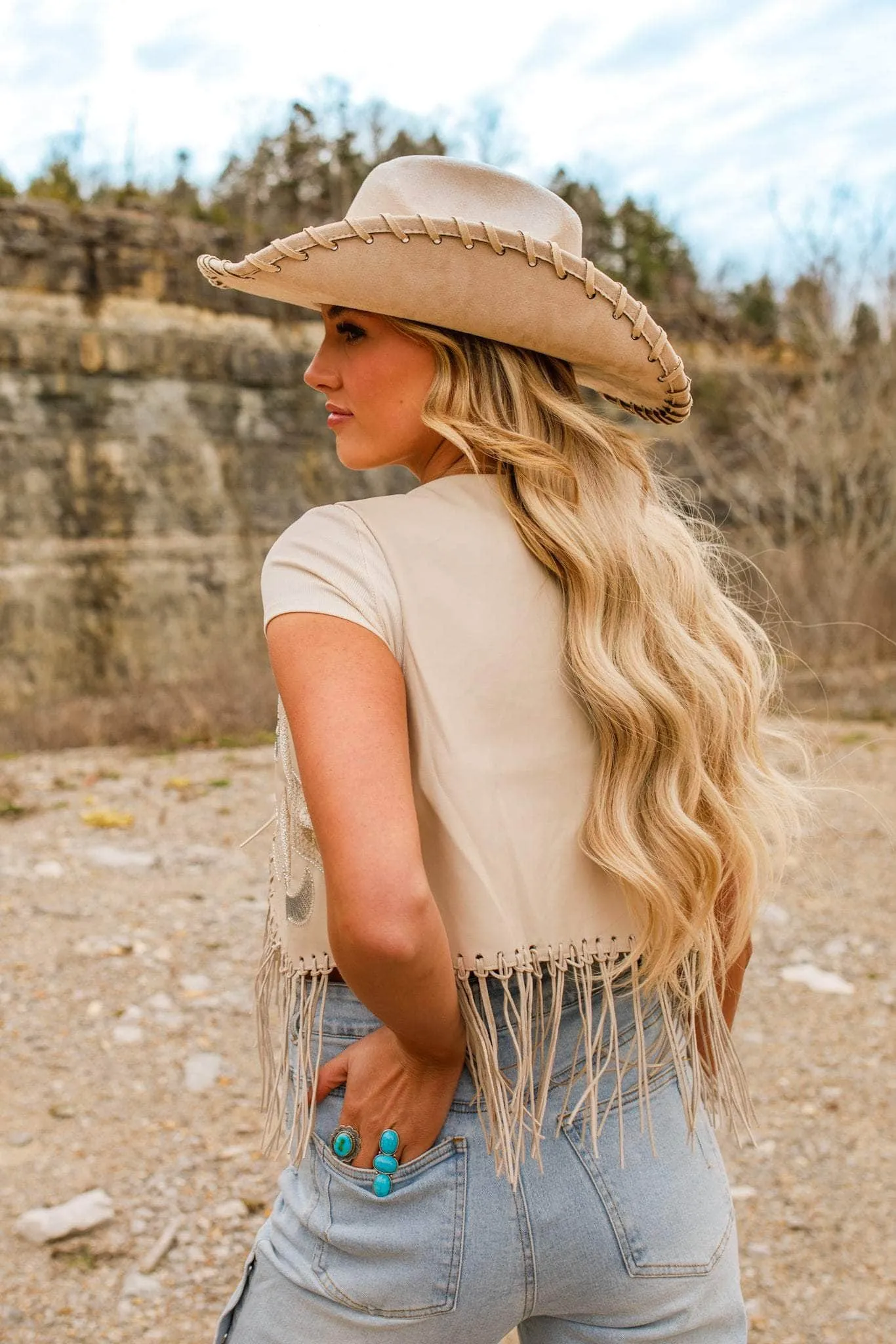 Fringe Frontier Vest sold by LANE 201 product image thumbnail 2