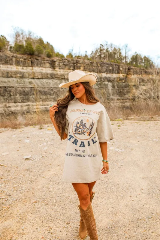 Western Journey Graphic Dress sold by LANE 201