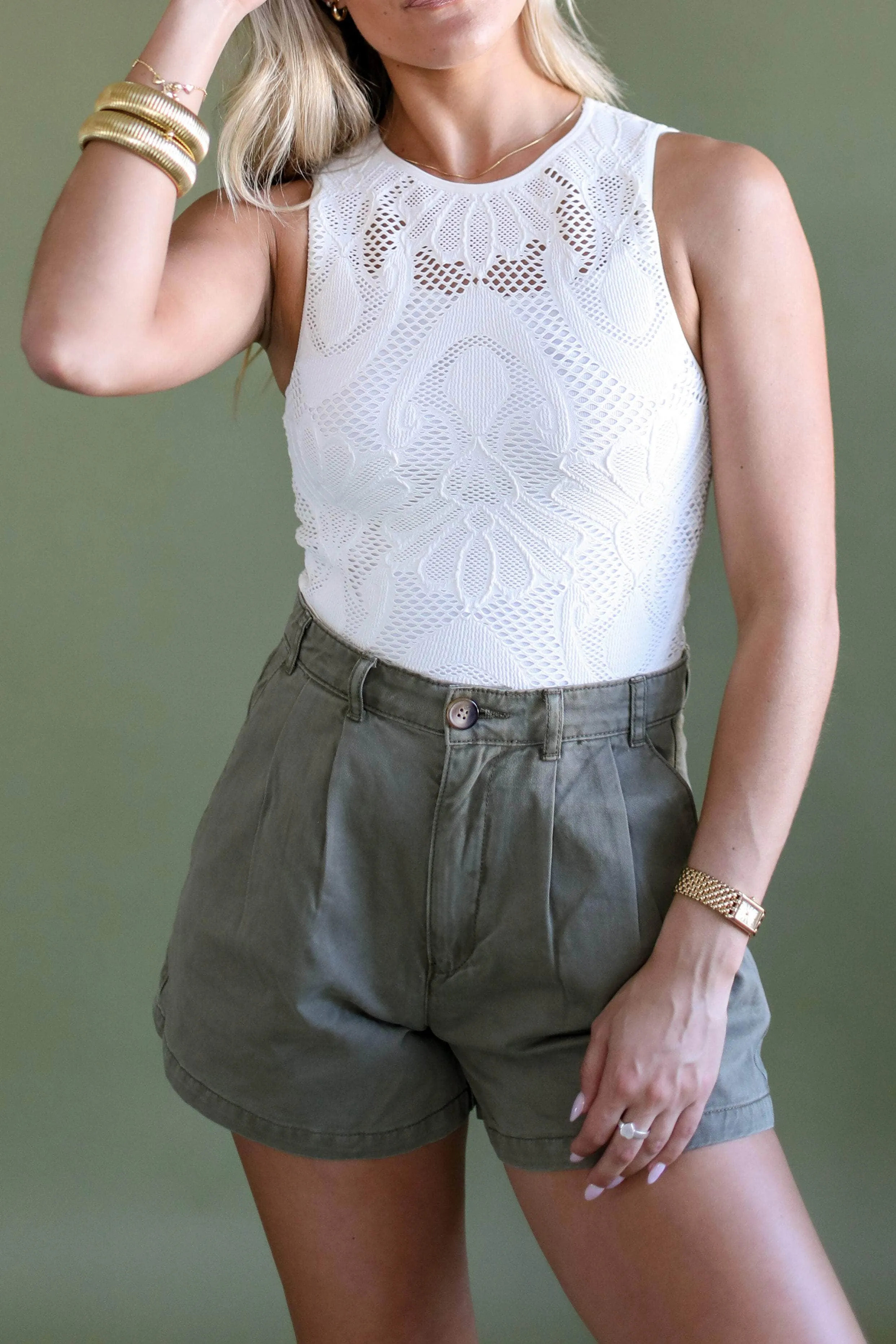 Seamless Lace Tank sold by LANE 201 product image thumbnail 2