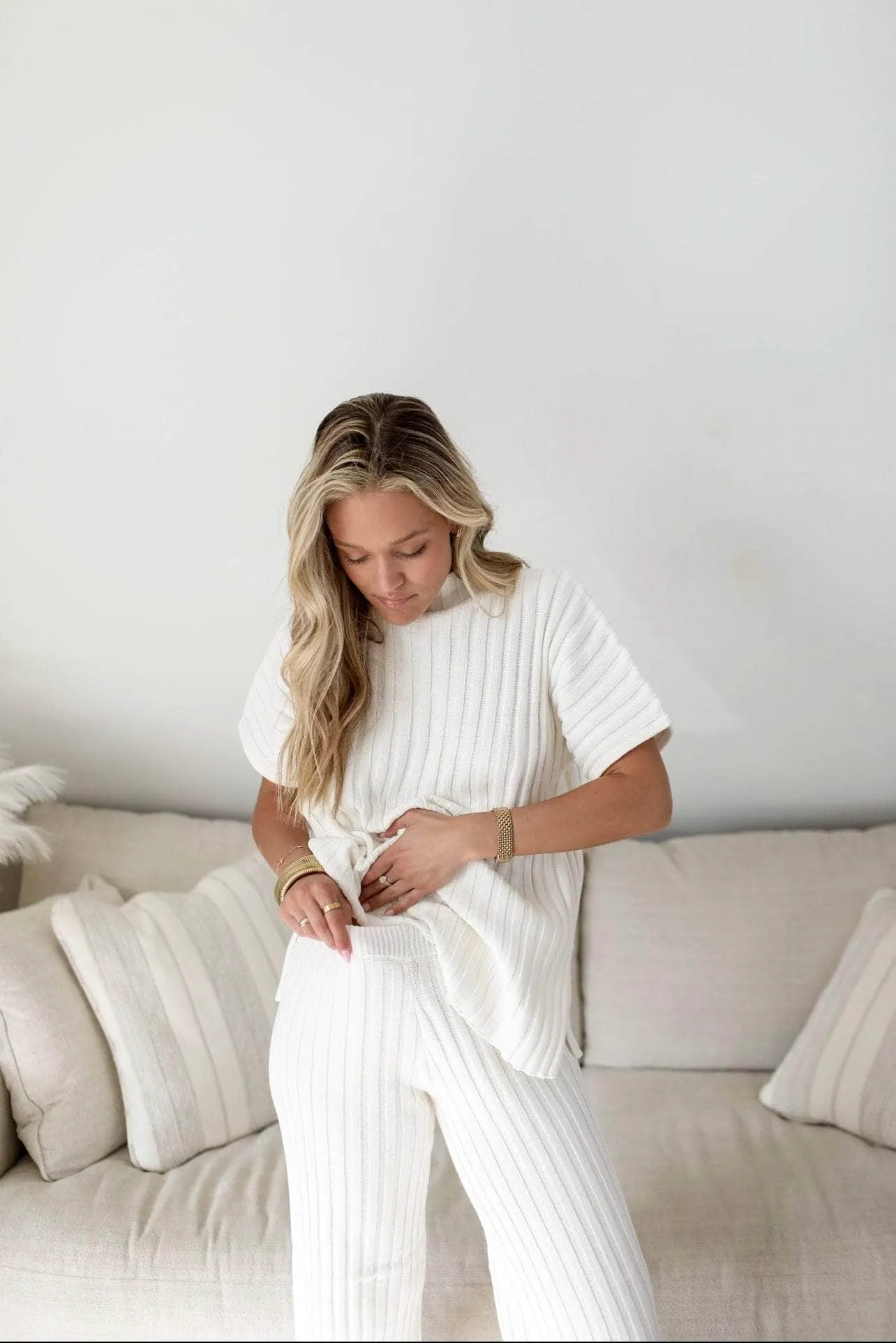 Whitehaven Ribbed Top sold by LANE 201 product image thumbnail 3