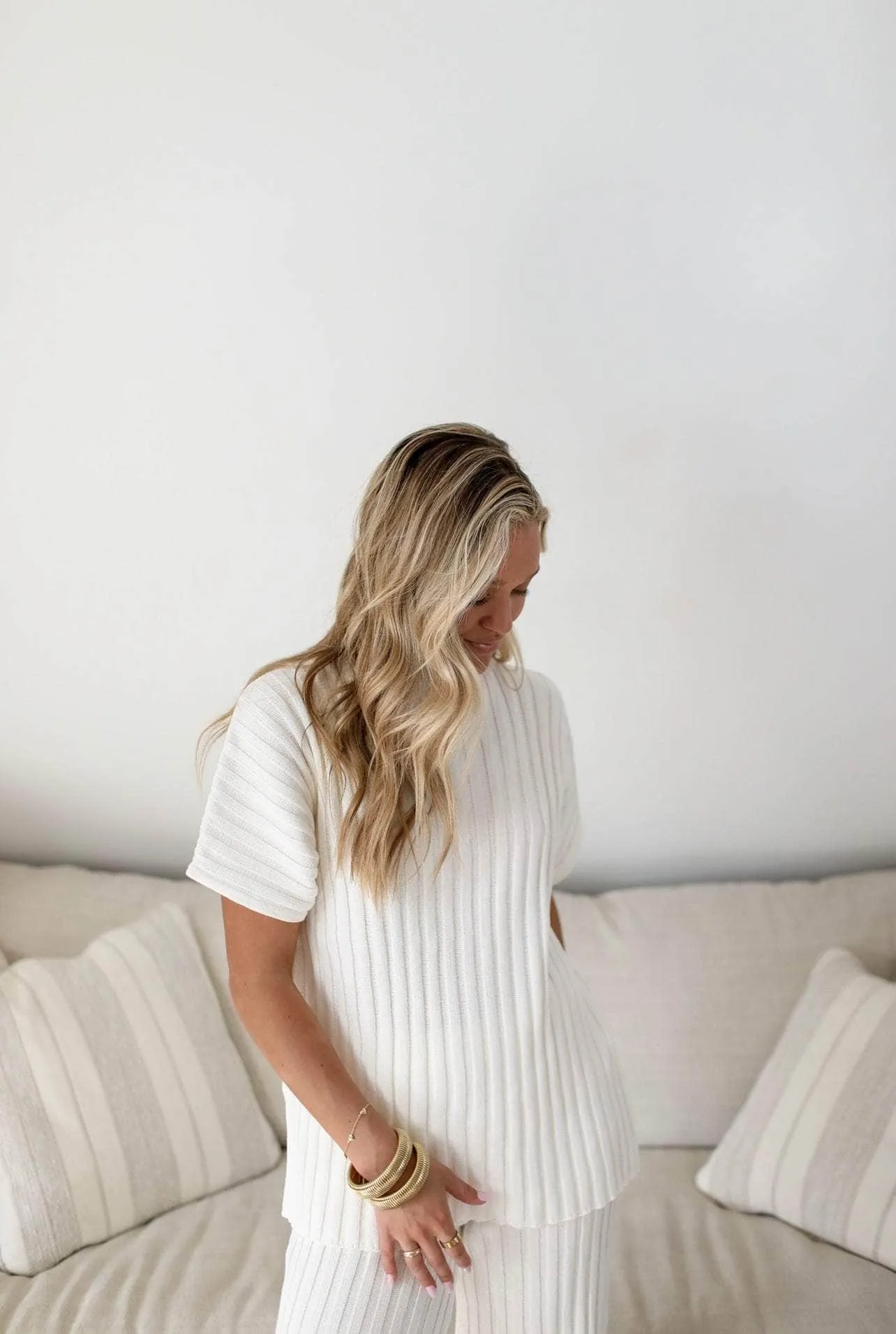Whitehaven Ribbed Top sold by LANE 201 product image thumbnail 4