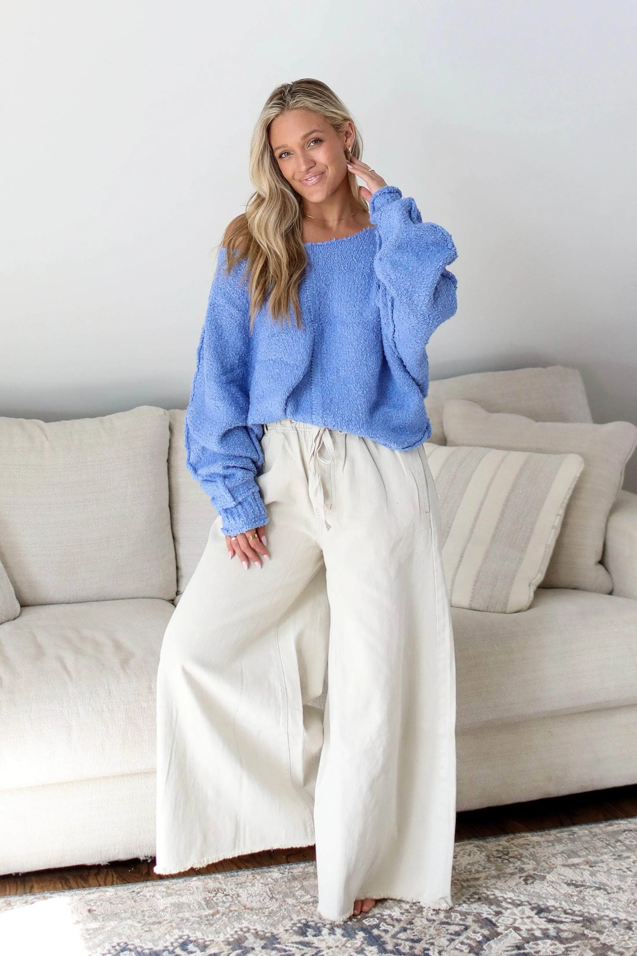 Sky Wide Leg Denim sold by LANE 201 product image thumbnail 3