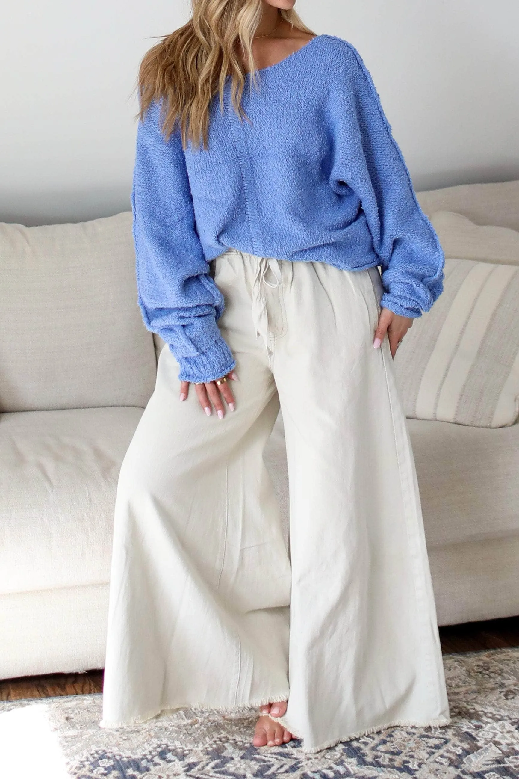 Sky Wide Leg Denim sold by LANE 201