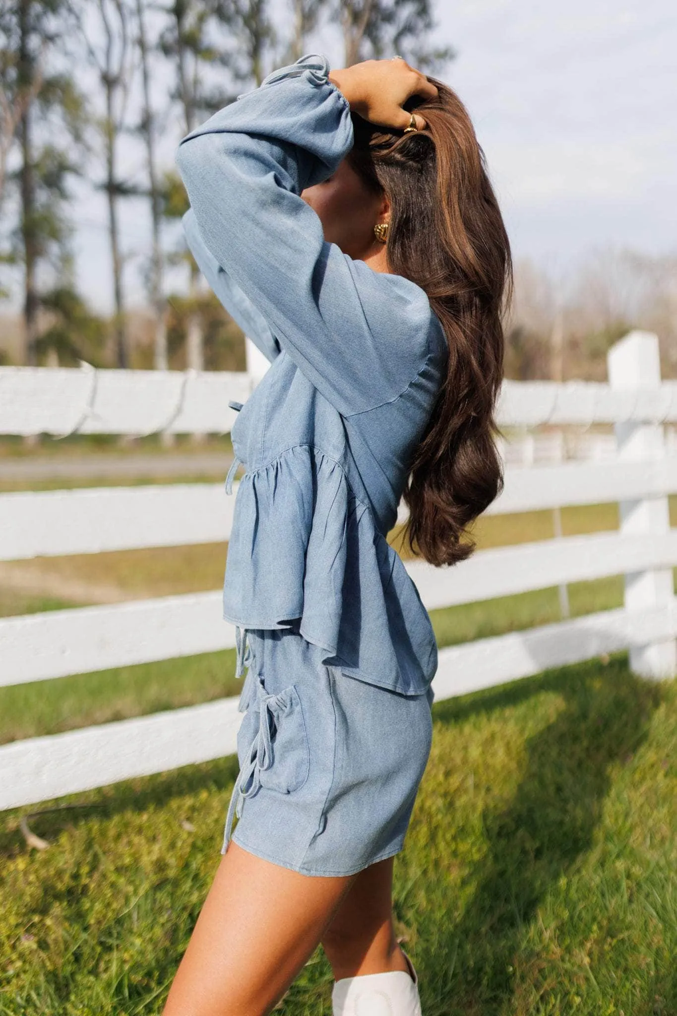 Daisywood Denim Shorts sold by LANE 201 product image thumbnail 3