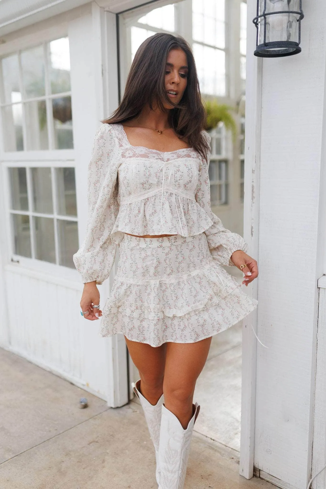 Sweet Blooms Skirt sold by LANE 201 product image thumbnail 4