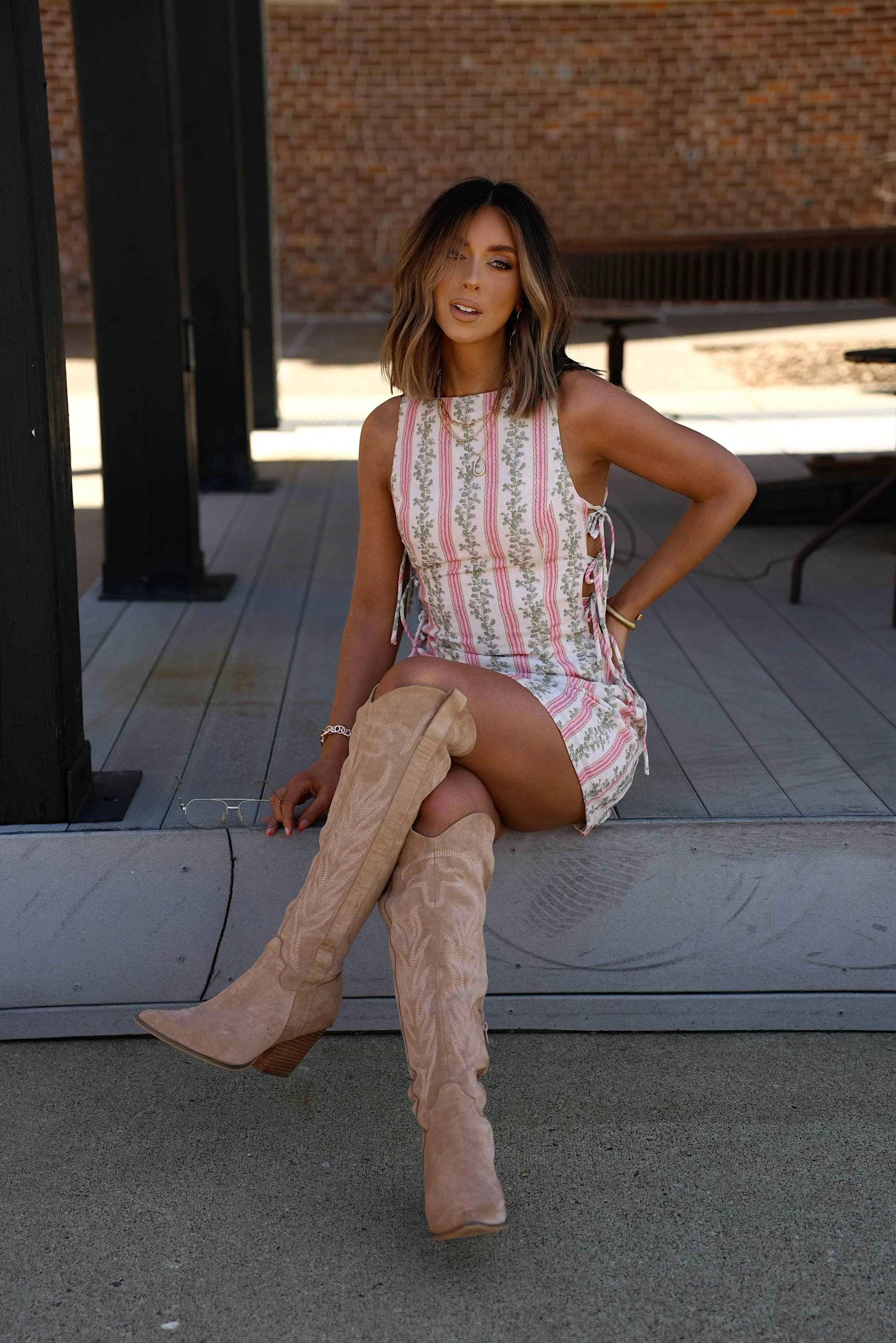 Summer Meadow Mini Dress sold by LANE 201 product image thumbnail 4