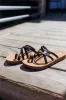 Black Toe Ring Sandal sold by LANE 201