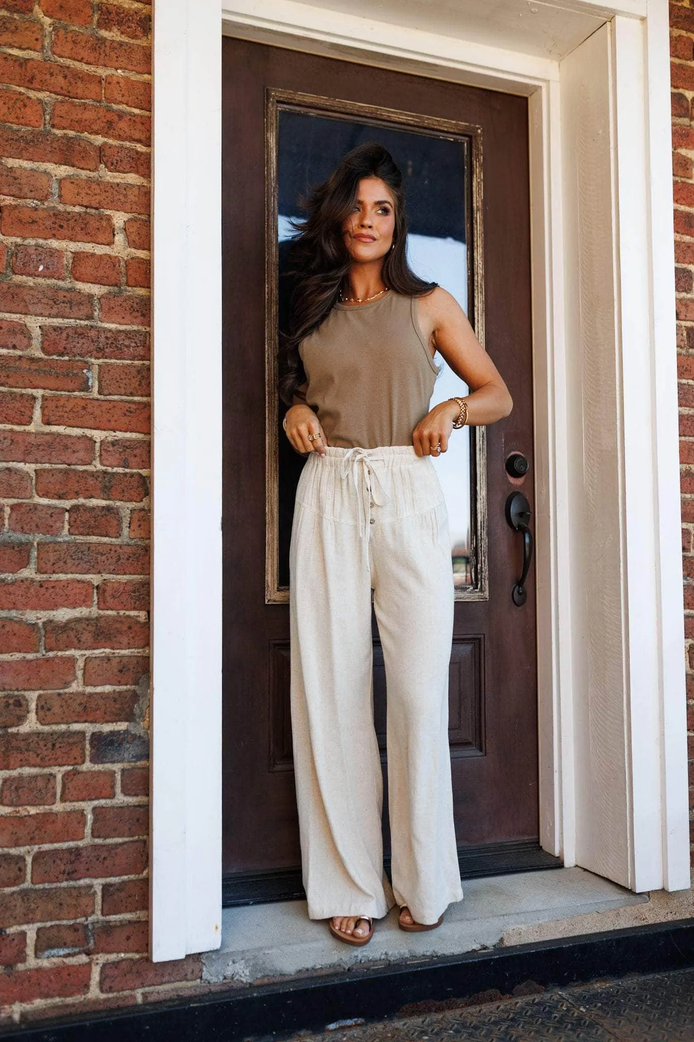 Light Breeze Linen Pants sold by LANE 201 product image thumbnail 3