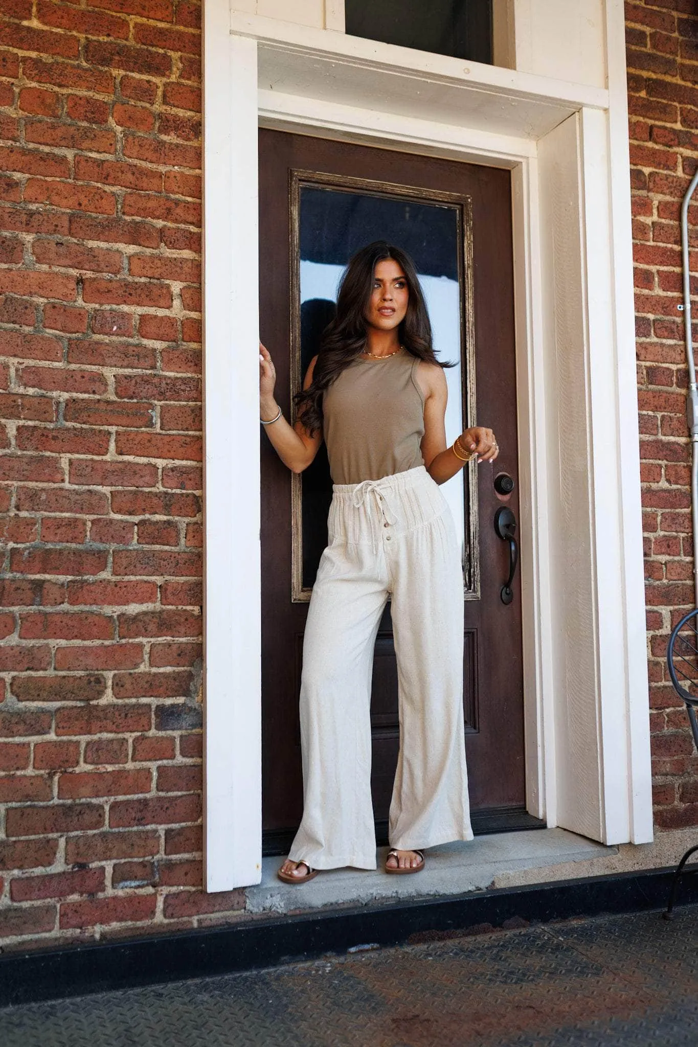 Light Breeze Linen Pants sold by LANE 201 product image thumbnail 4