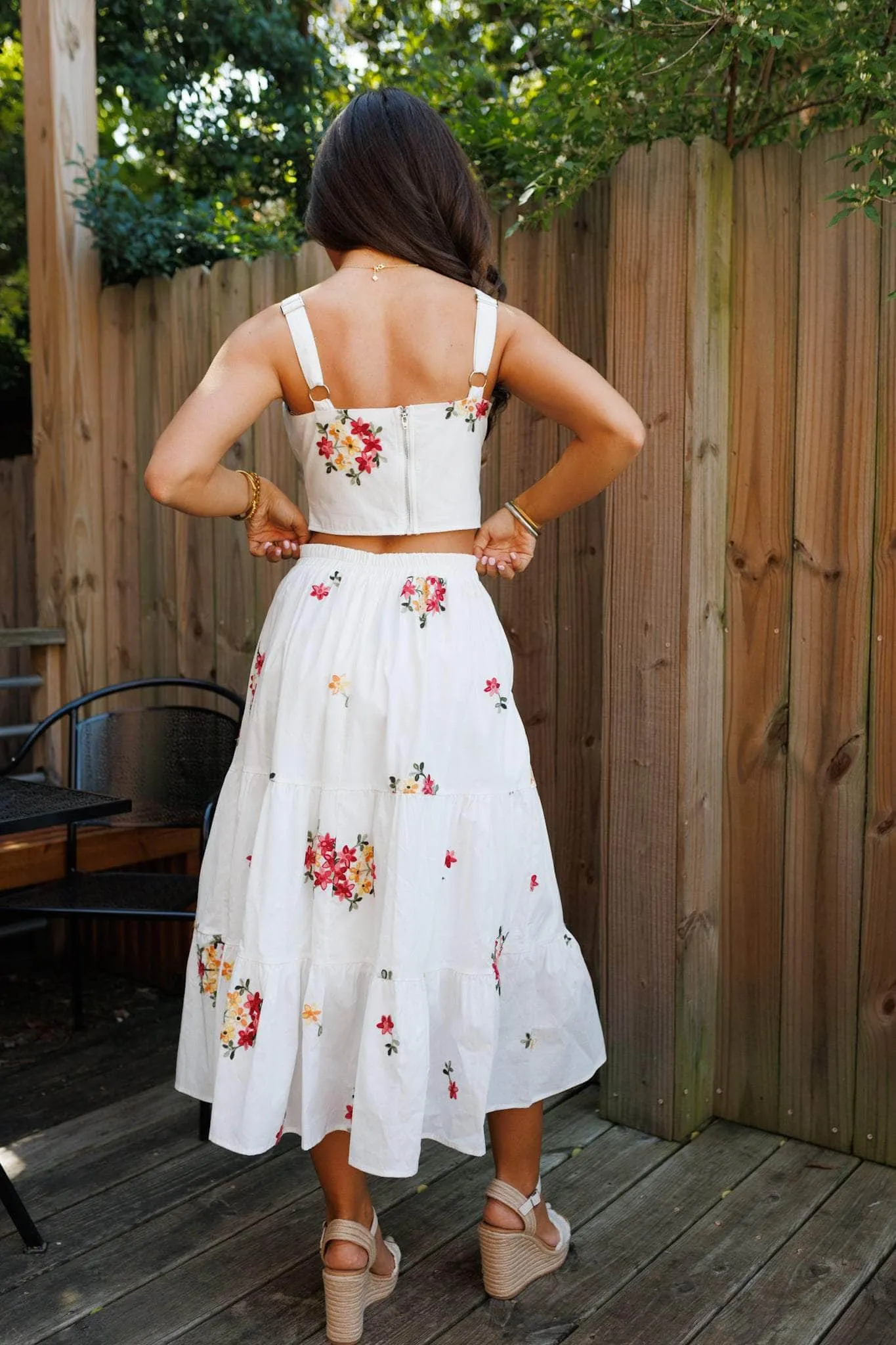 Flower Market Skirt sold by LANE 201 product image thumbnail 2