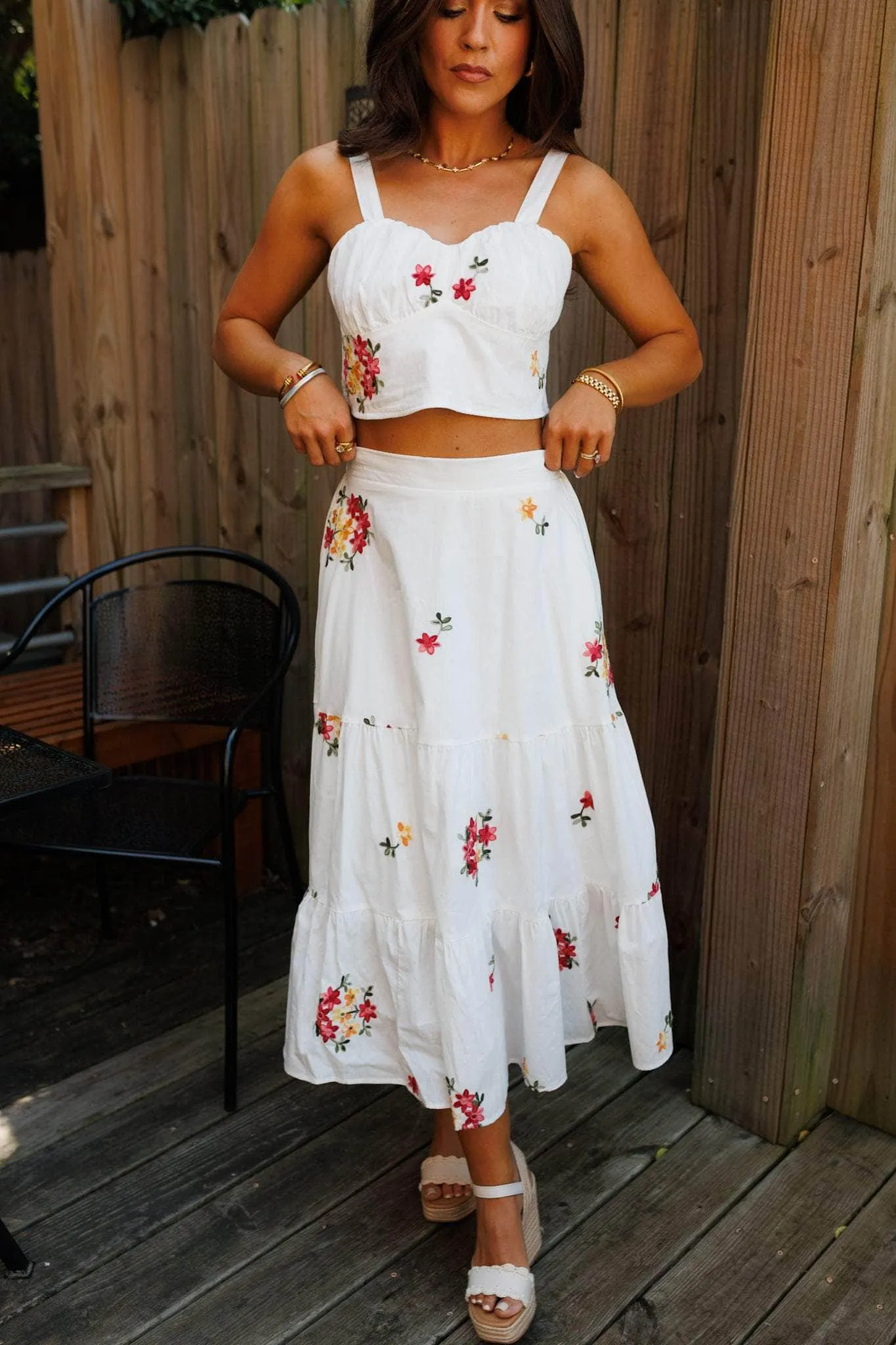 Flower Market Skirt sold by LANE 201