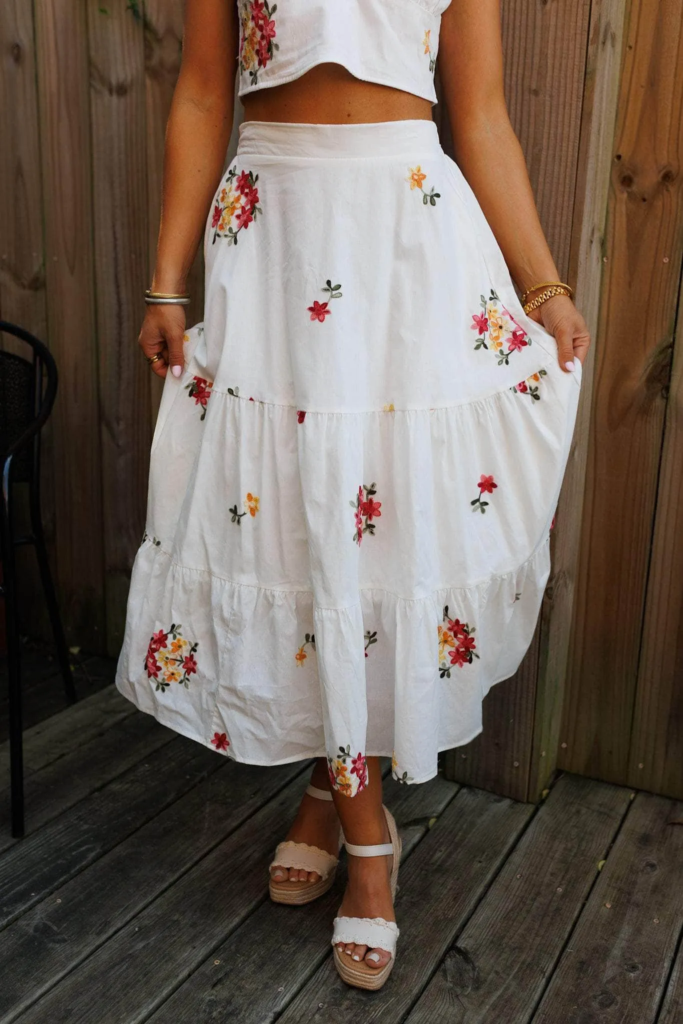 Flower Market Skirt sold by LANE 201 product image thumbnail 5