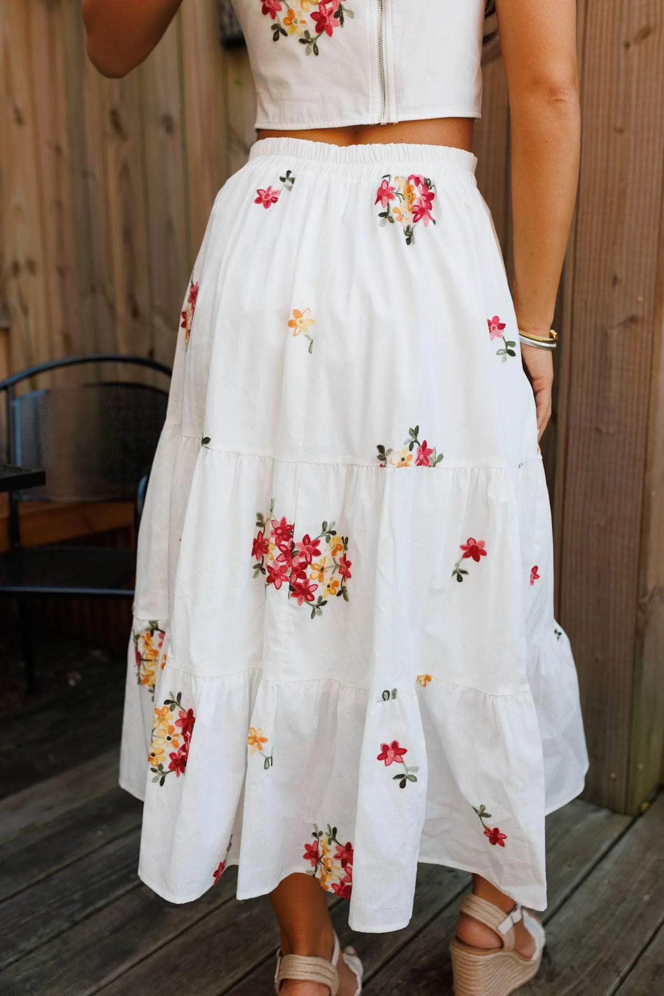 Flower Market Skirt sold by LANE 201 product image thumbnail 3