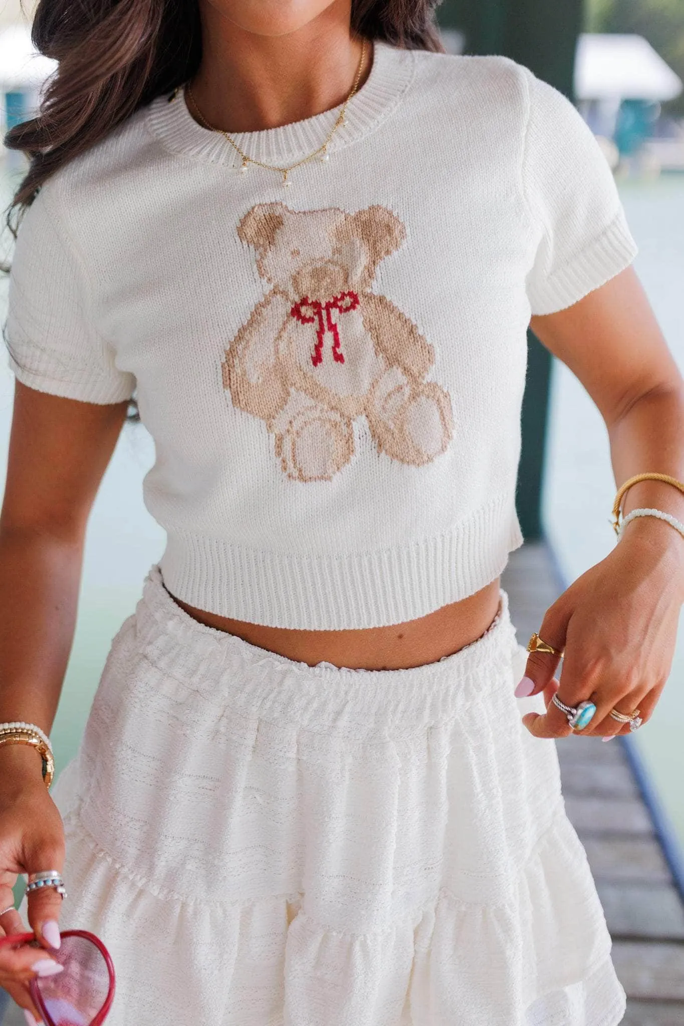 Teddy Bear Sweater Top sold by LANE 201 product image thumbnail 2