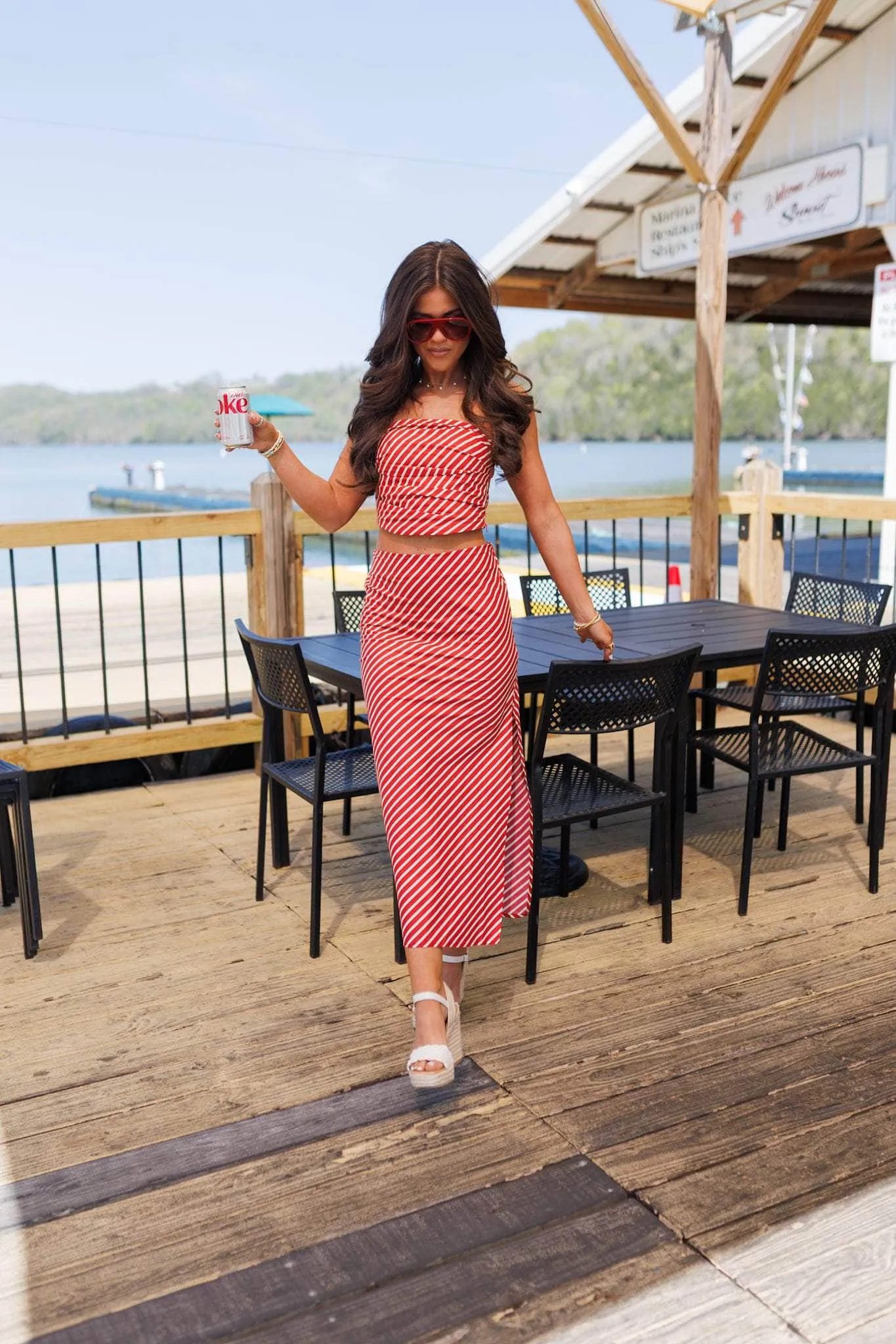 Romy Striped Skirt sold by LANE 201 product image thumbnail 3