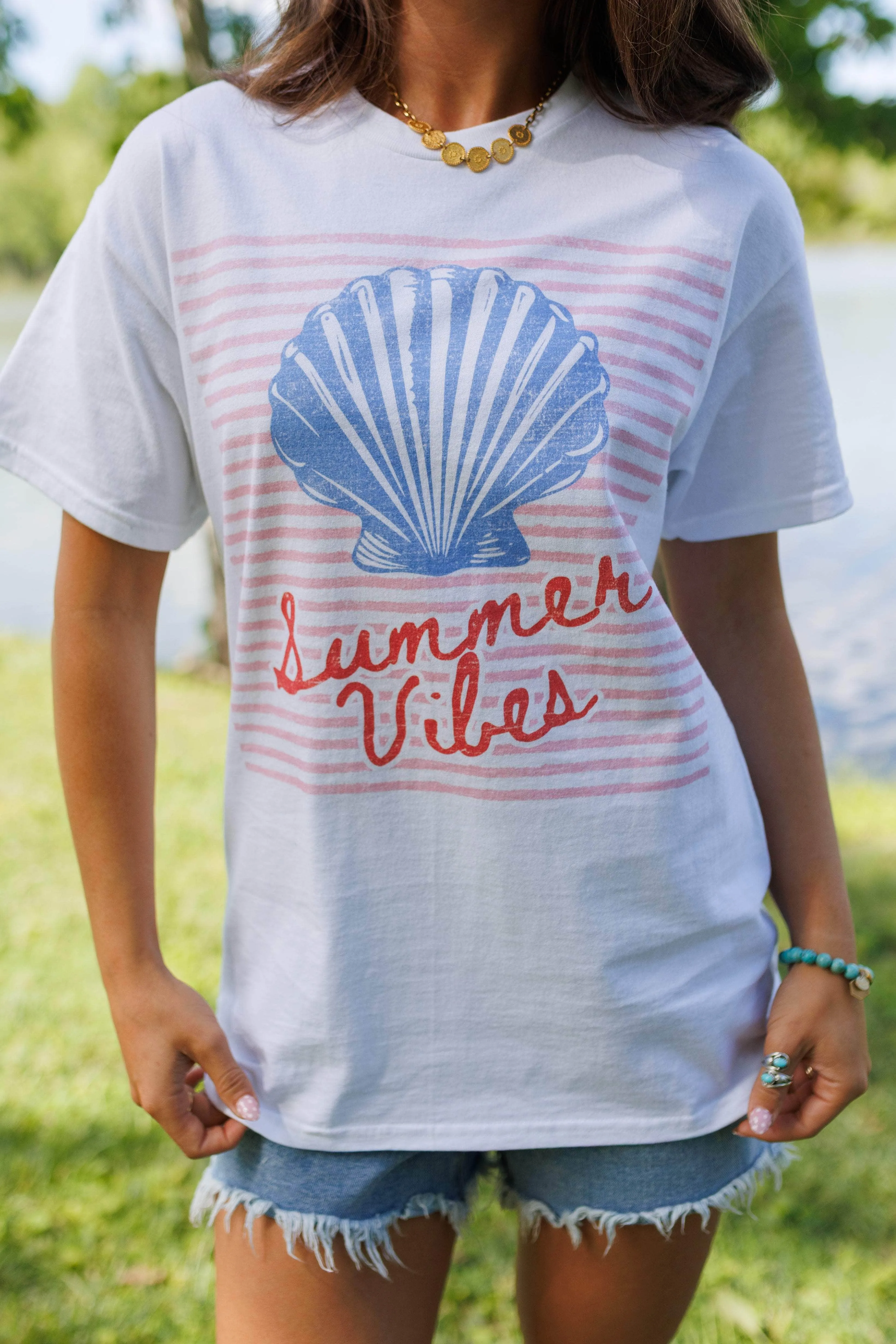 Summer Vibes Graphic Tee sold by LANE 201 product image thumbnail 2