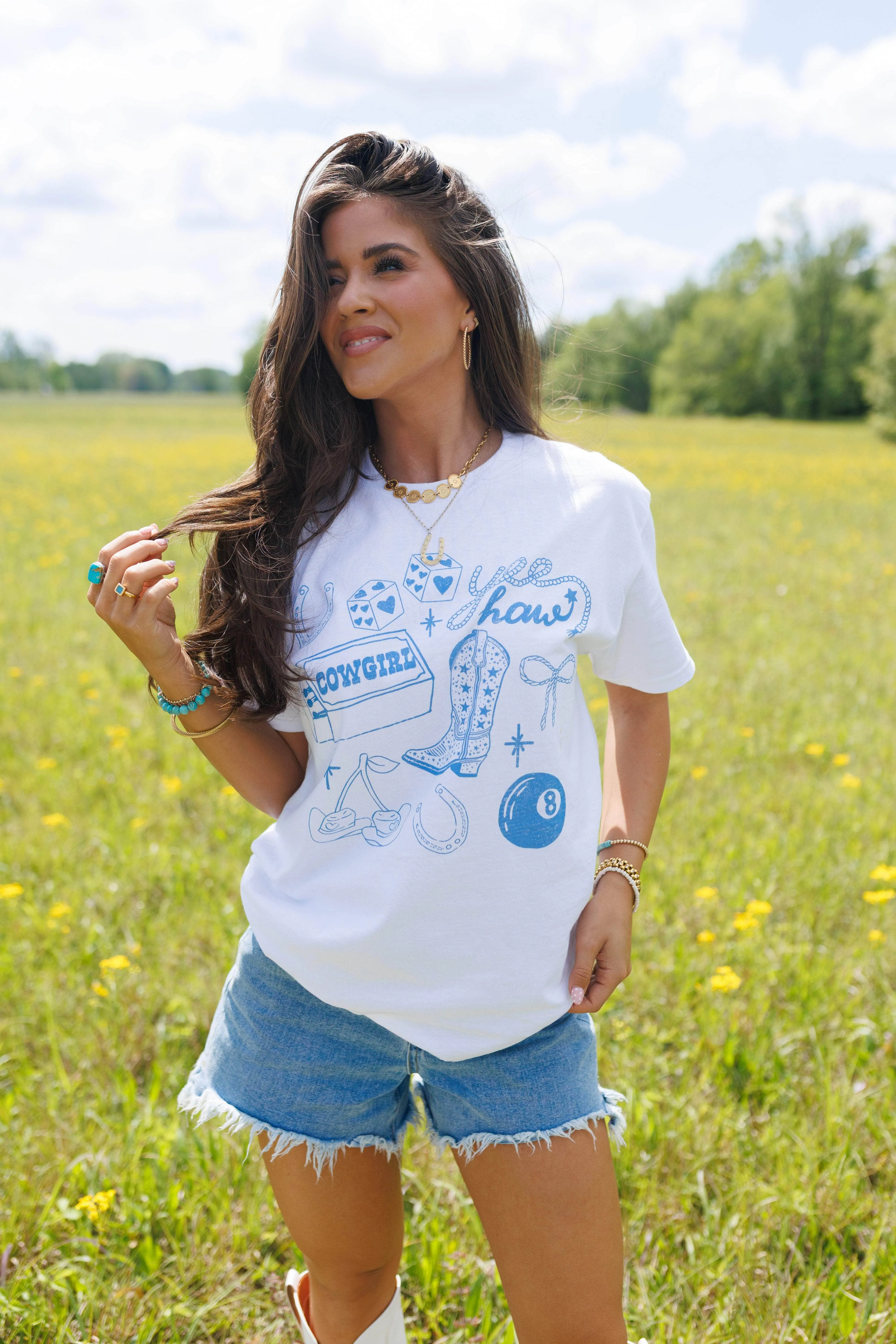 Country Girl Graphic Tee sold by LANE 201 product image thumbnail 5