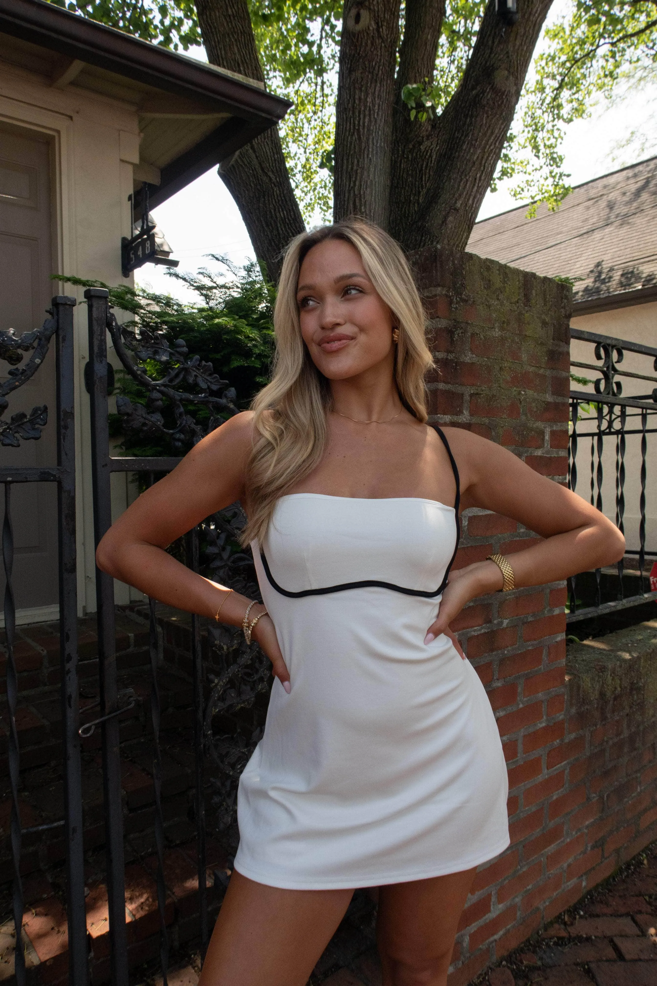 Contrast Binding Athletic Dress sold by LANE 201