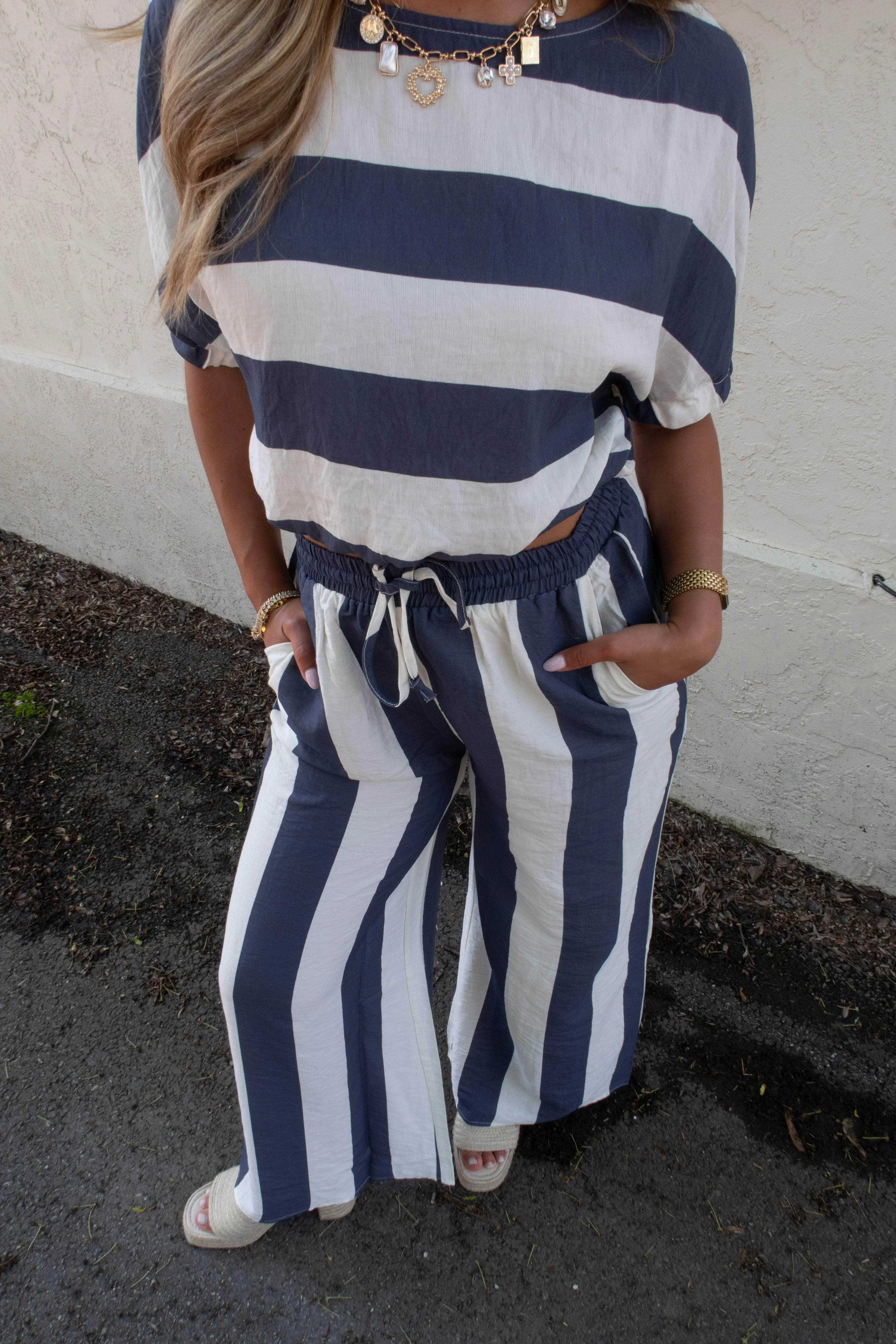 Coastal Stroll Pants sold by LANE 201