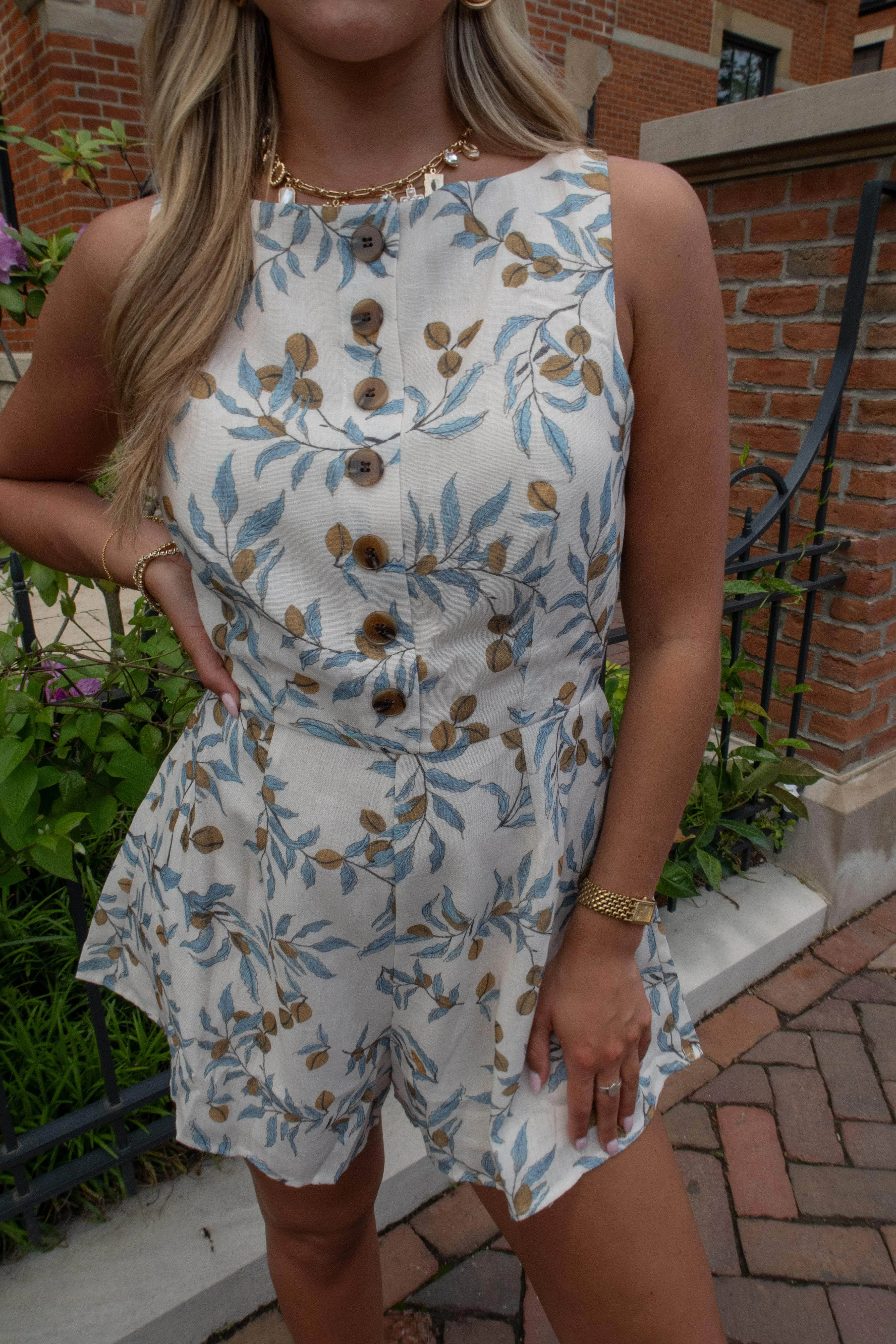 Bluebell Market Romper sold by LANE 201 product image thumbnail 3