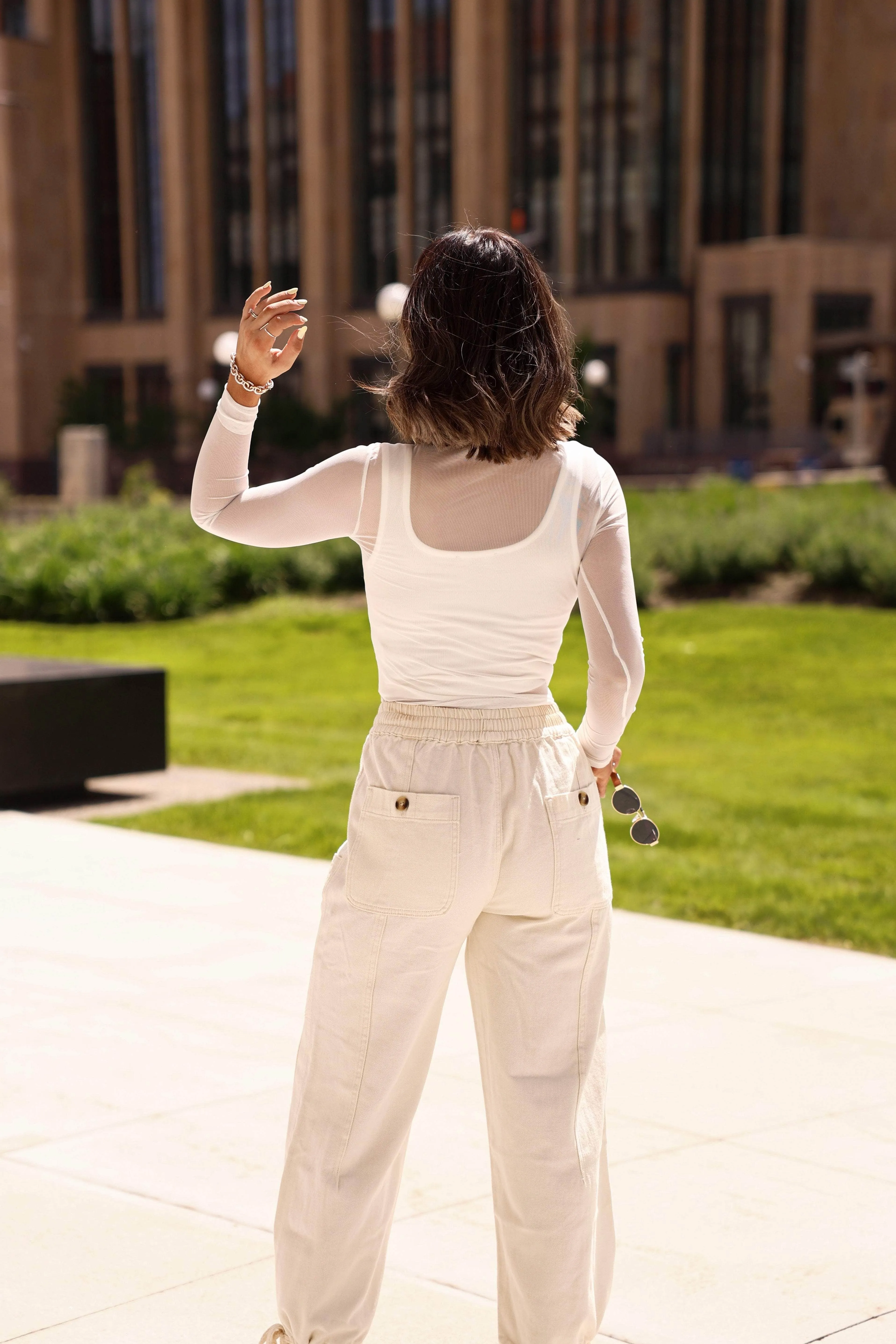 Second Skin Mesh Top sold by LANE 201 product image thumbnail 3