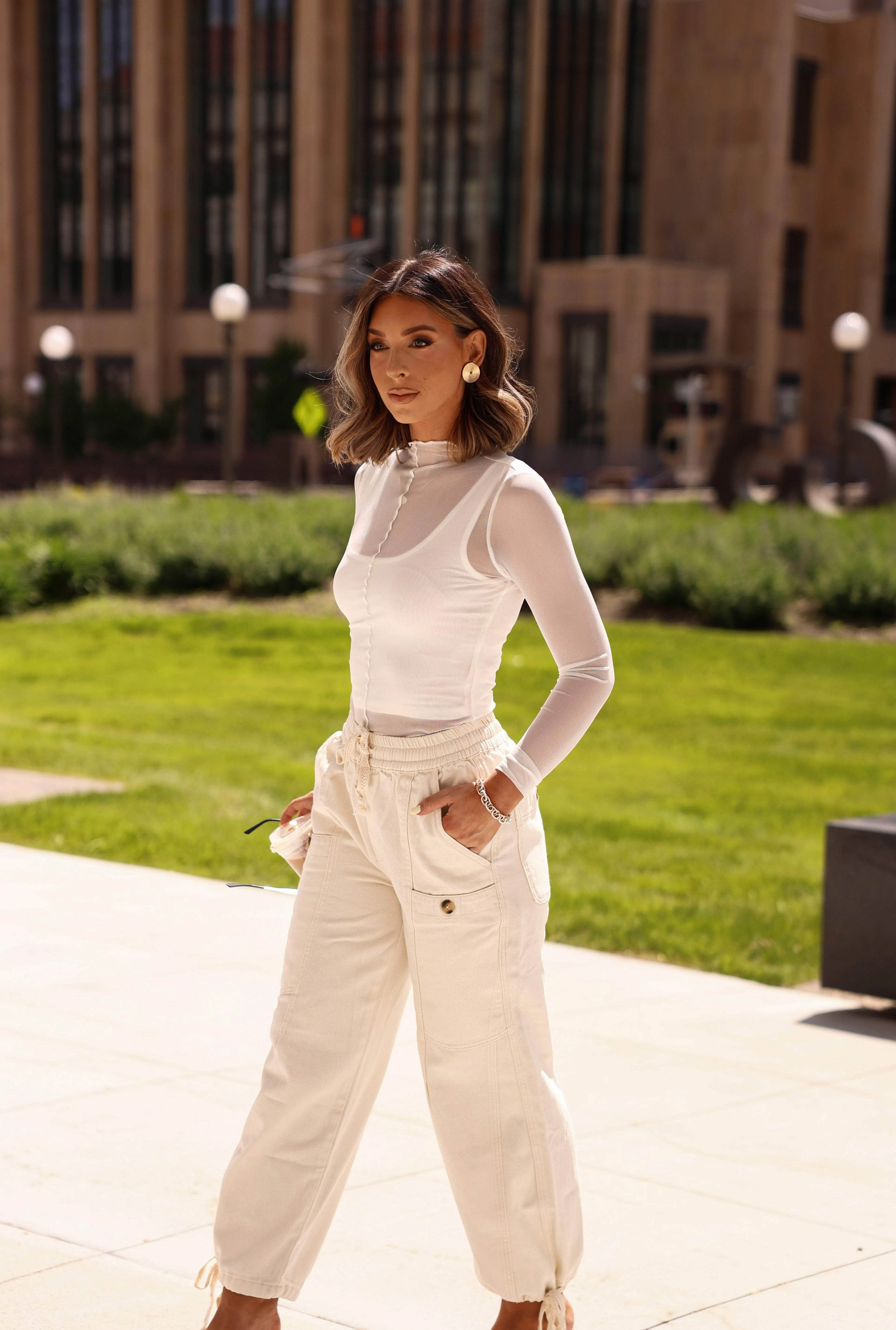 Second Skin Mesh Top sold by LANE 201 product image thumbnail 5